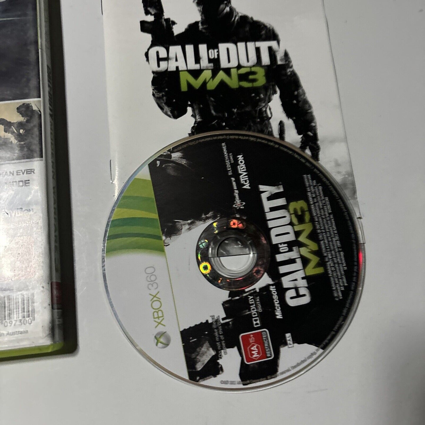 Call Of Duty MW3 Modern Warfare 3 Xbox 360 PAL With Manual