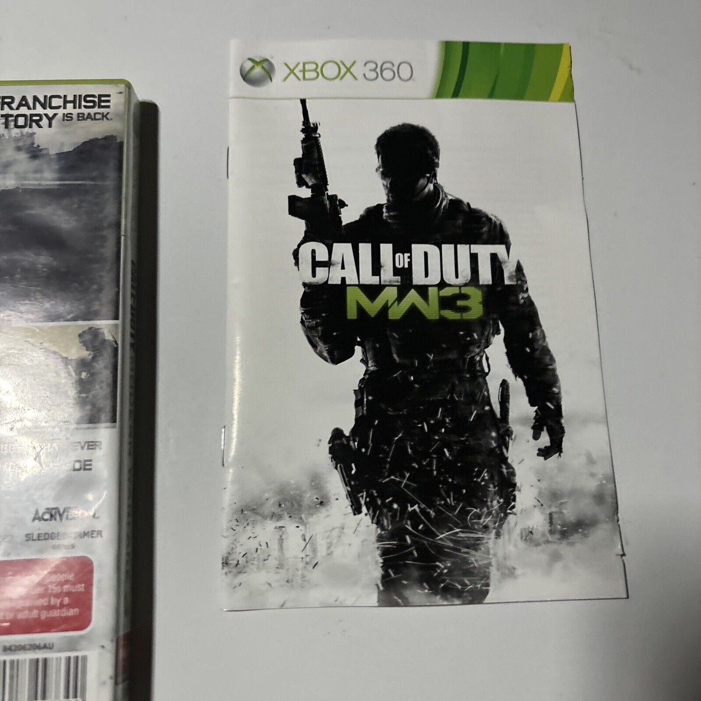 Call Of Duty MW3 Modern Warfare 3 Xbox 360 PAL With Manual