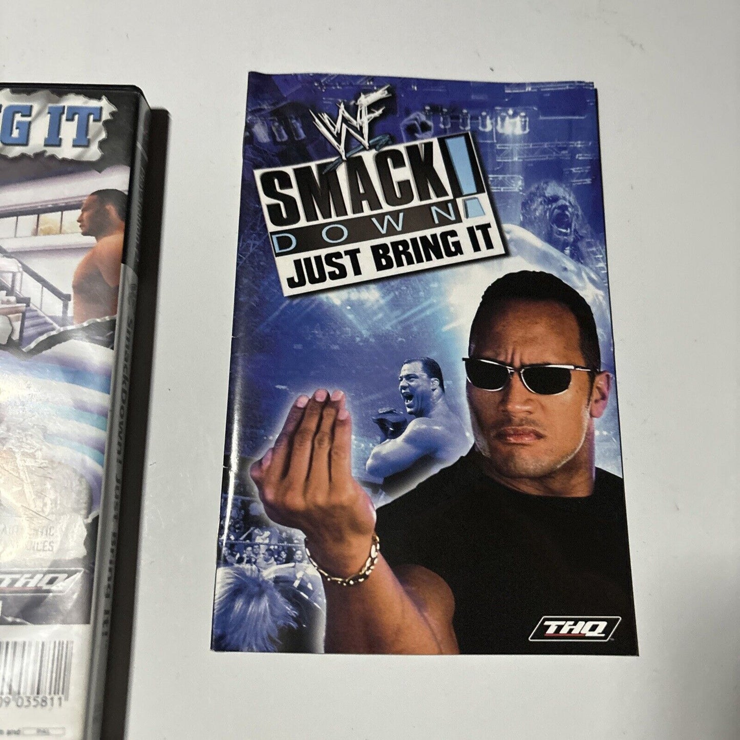 WWF SmackDown! Just Bring It Sony Playstation 2 (PS2) PAL Manual Game