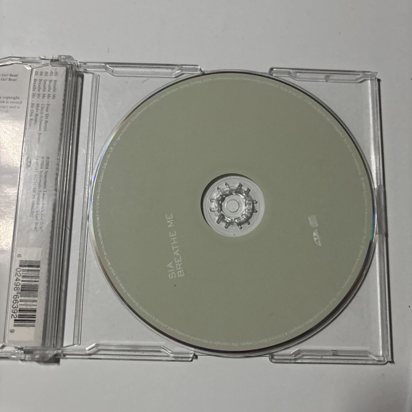 Sia - Breathe Me (CD, 2004) Go! Beat