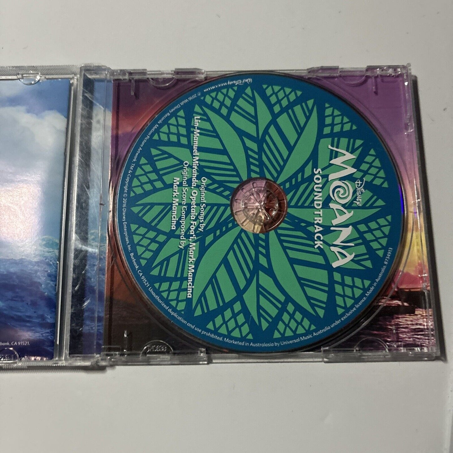 Moana (Original Motion Picture Soundtrack) (CD, 2016) Walt Disney Records
