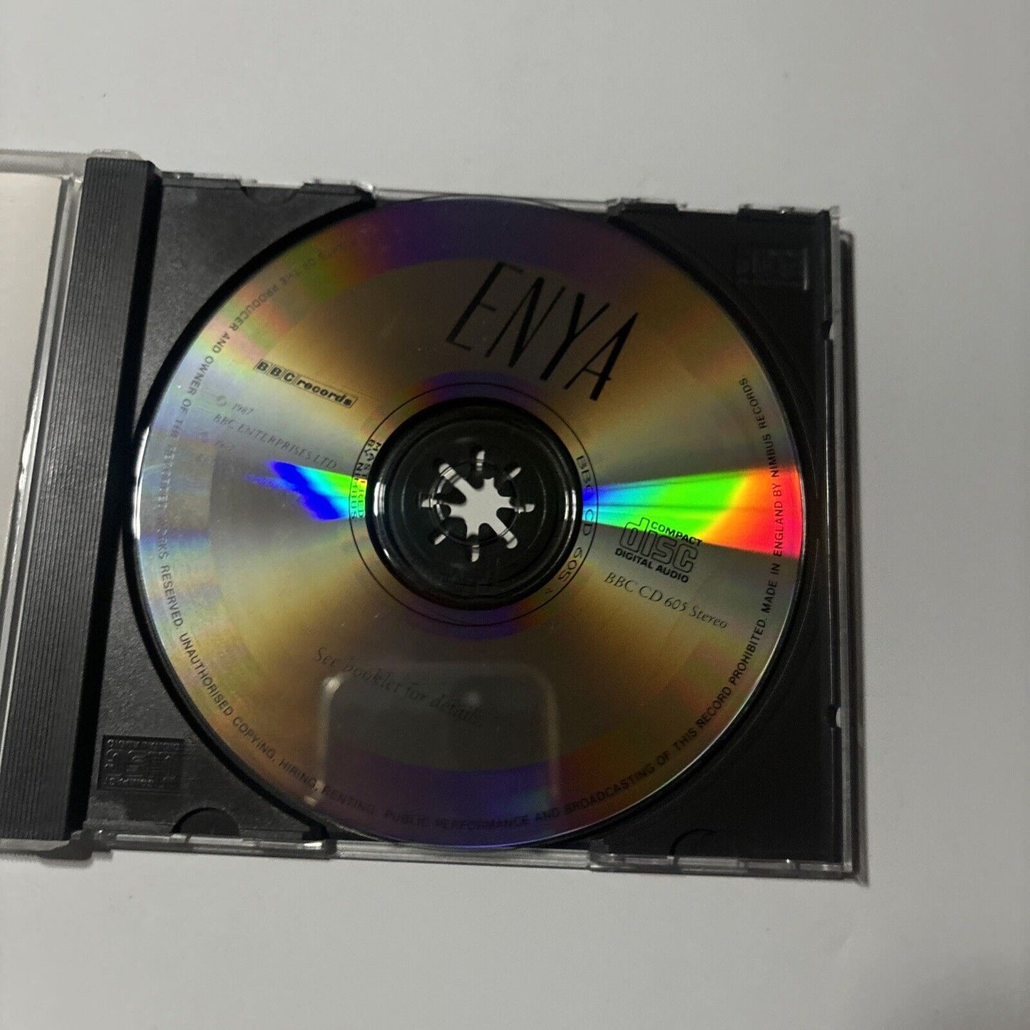 Enya - Enya (CD, 1988) BBC Records And Tapes BBC CD 605