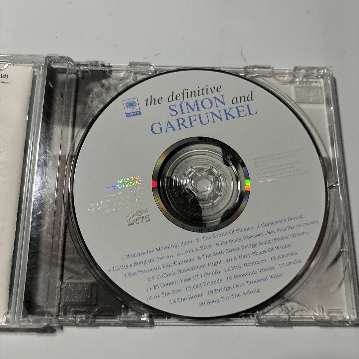 Simon & Garfunkel - The Definitive Simon & Garfunkel (CD, 1994) Japan SRCs-7445