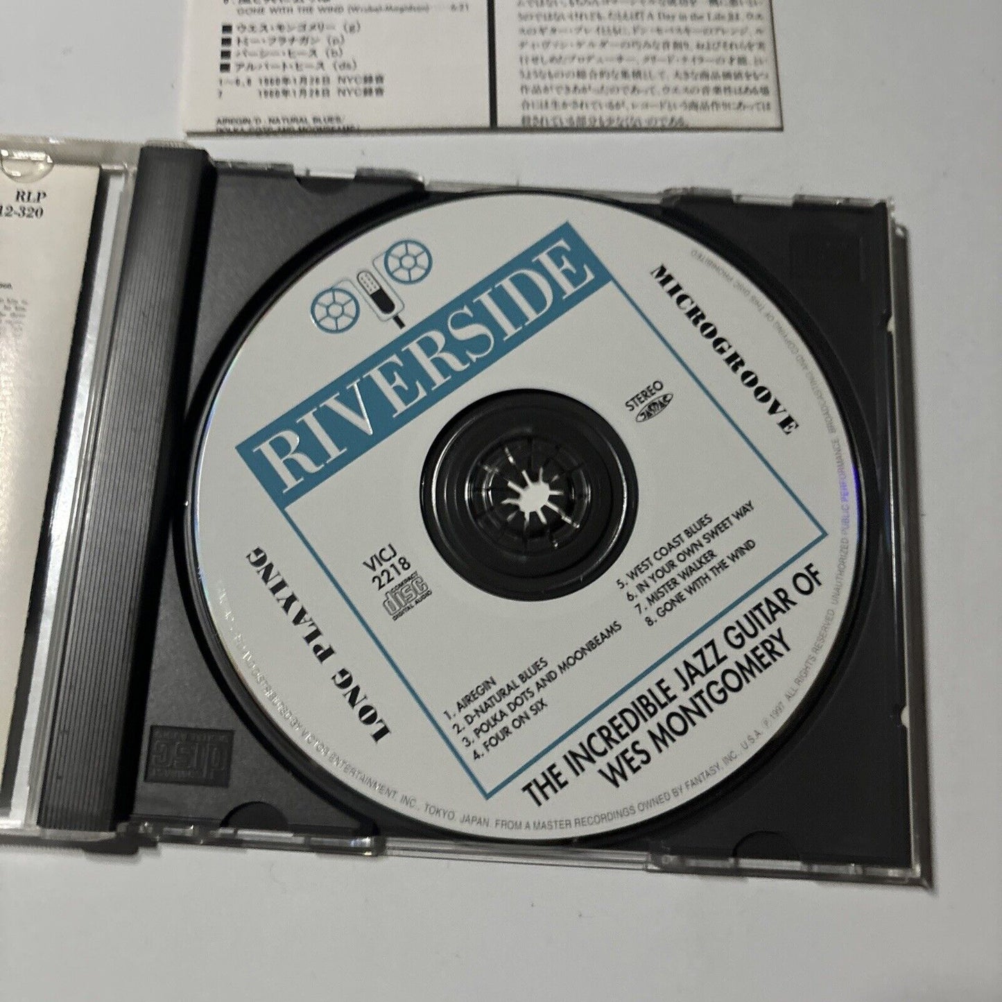 Wes Montgomery - The Incredible Jazz Guitar (CD, 1997) Japan vicj-2218