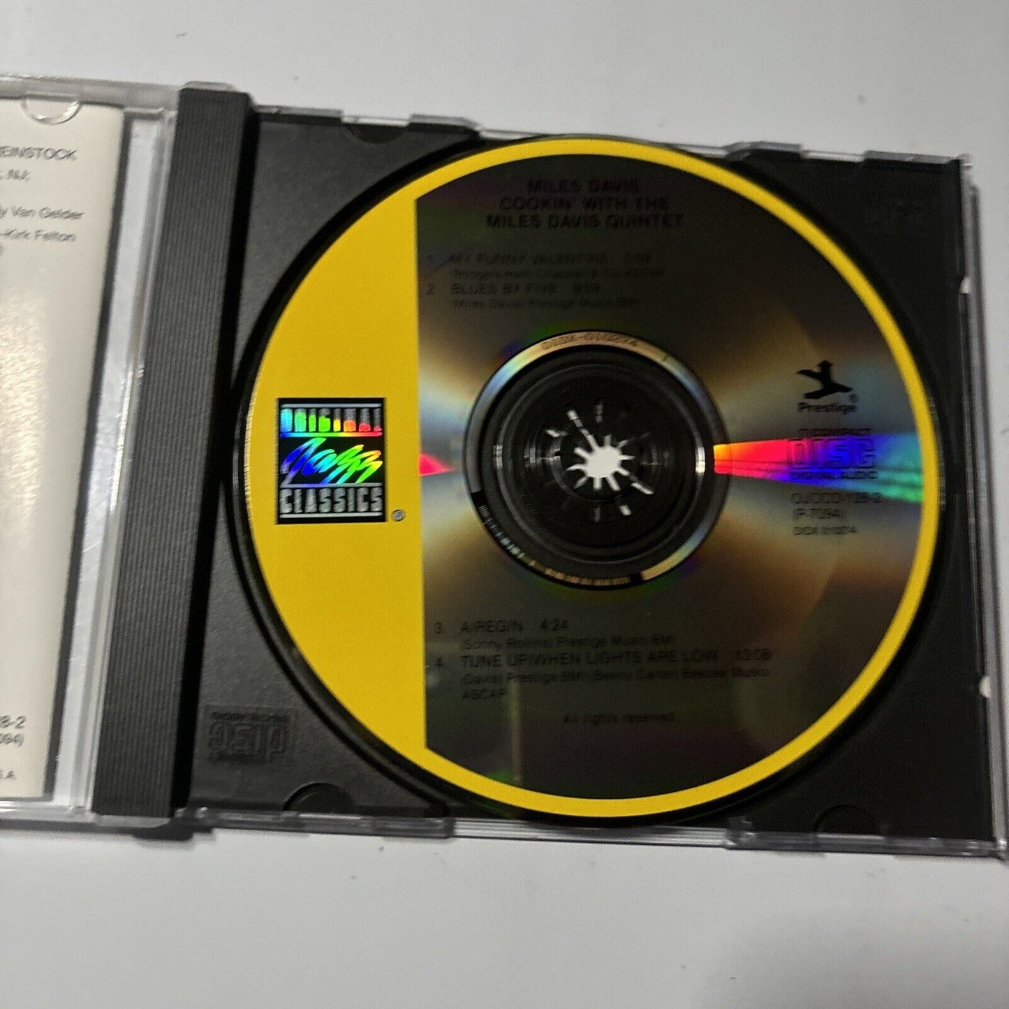 Miles Davis - Cookin' With The Miles Davis Quintet (CD, 1993) OJCCD-128-2