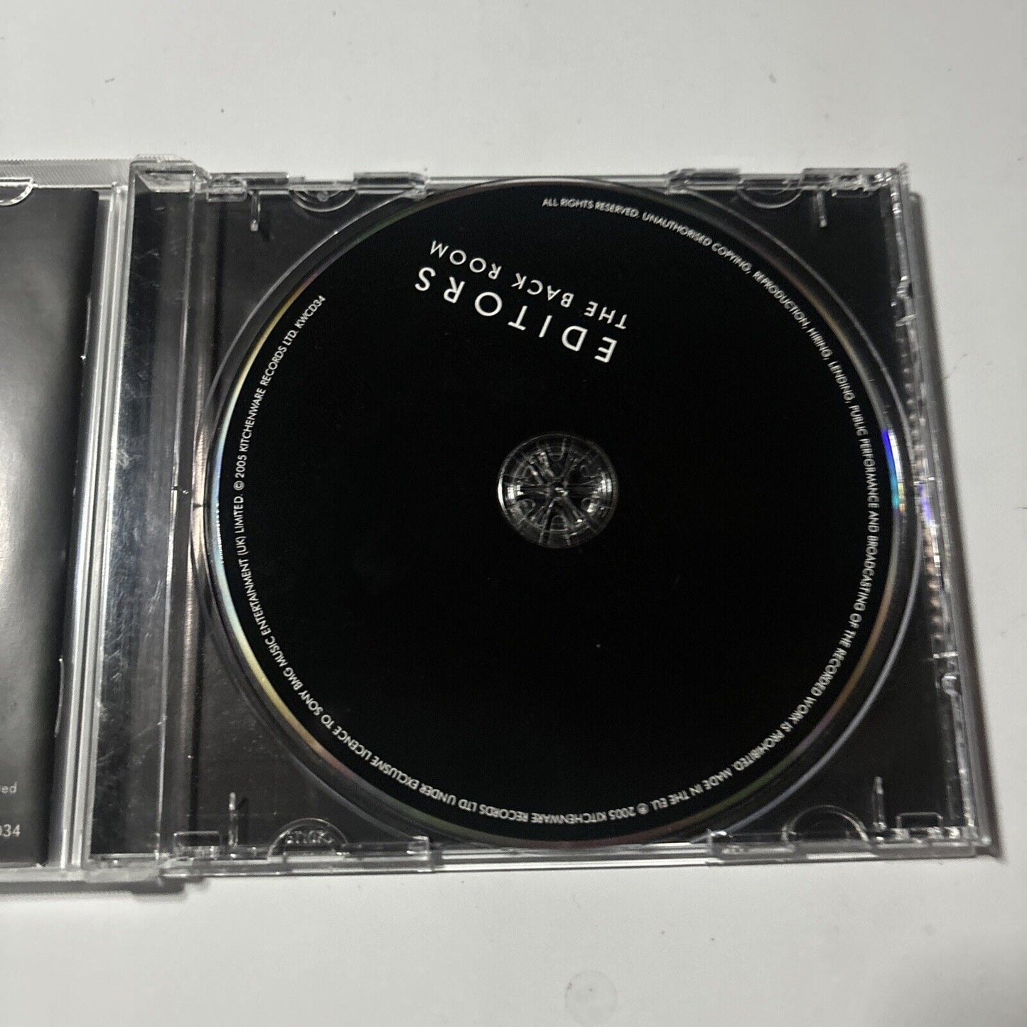 Editors - The Back Room (CD, 2005) Kitchenware Records KWCD34