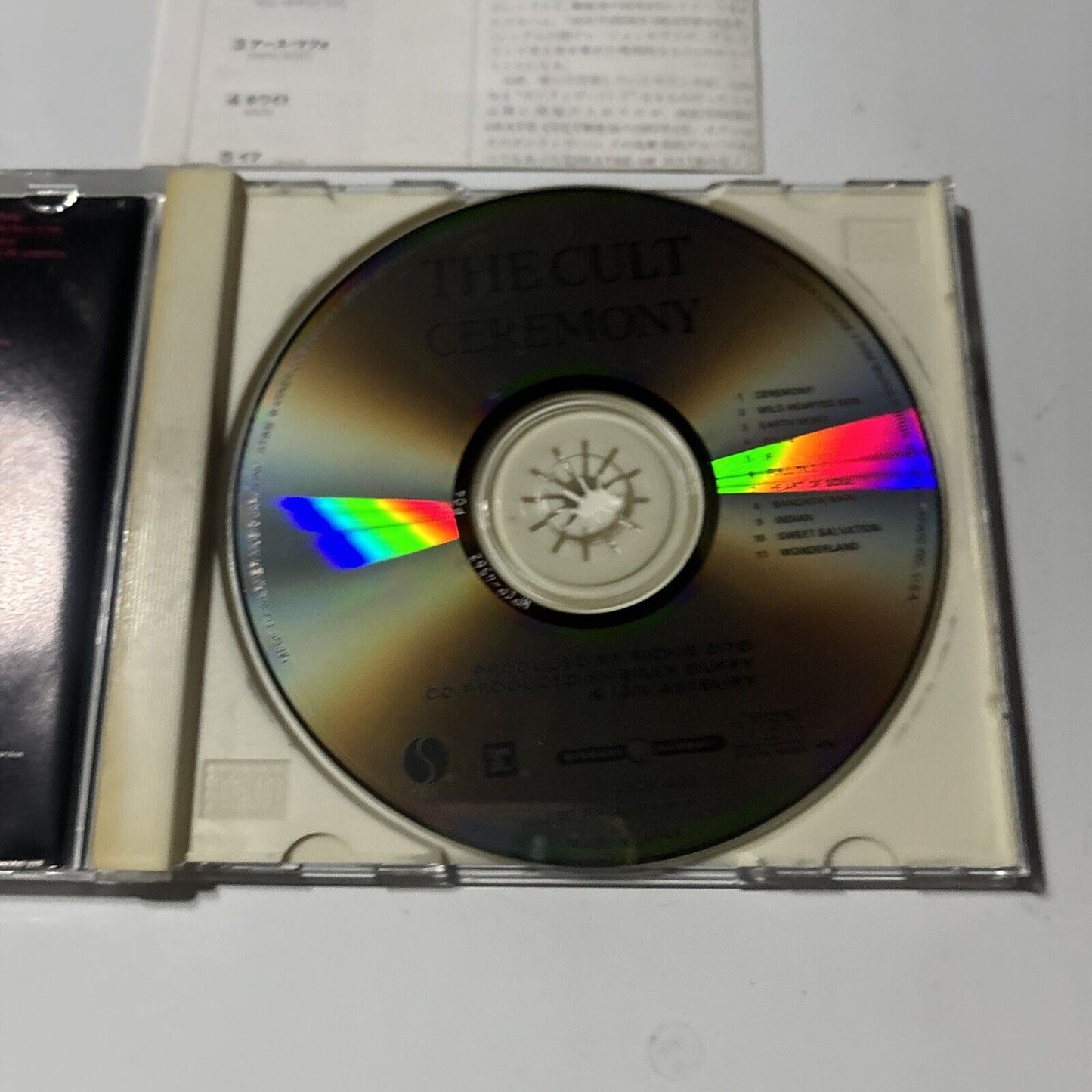 The Cult - Ceremony (CD, 1991) Japan wpcp-4562 Reprise Records