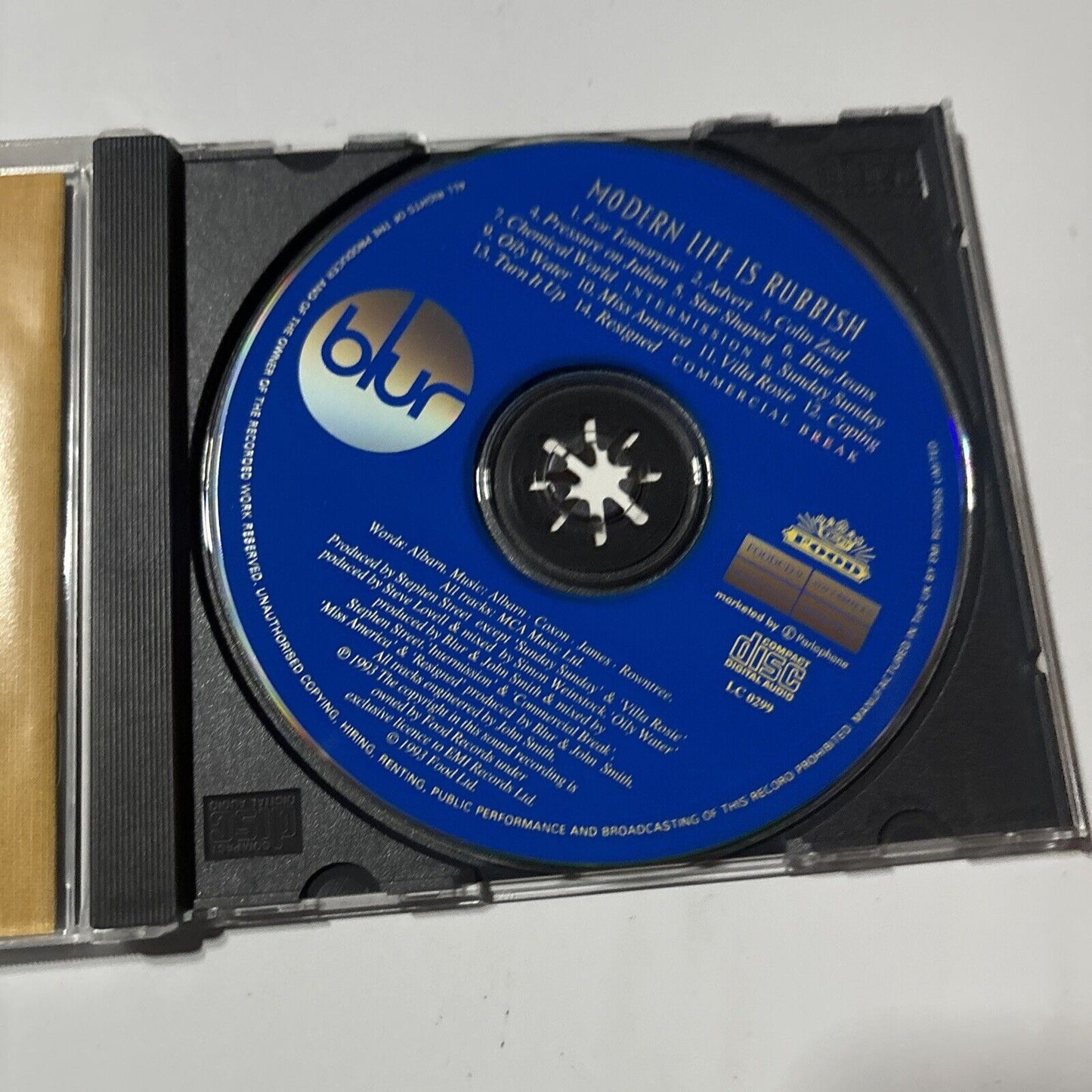 Blur - Modern Life Is Rubbish (CD, 1993) FOOD CD 9
