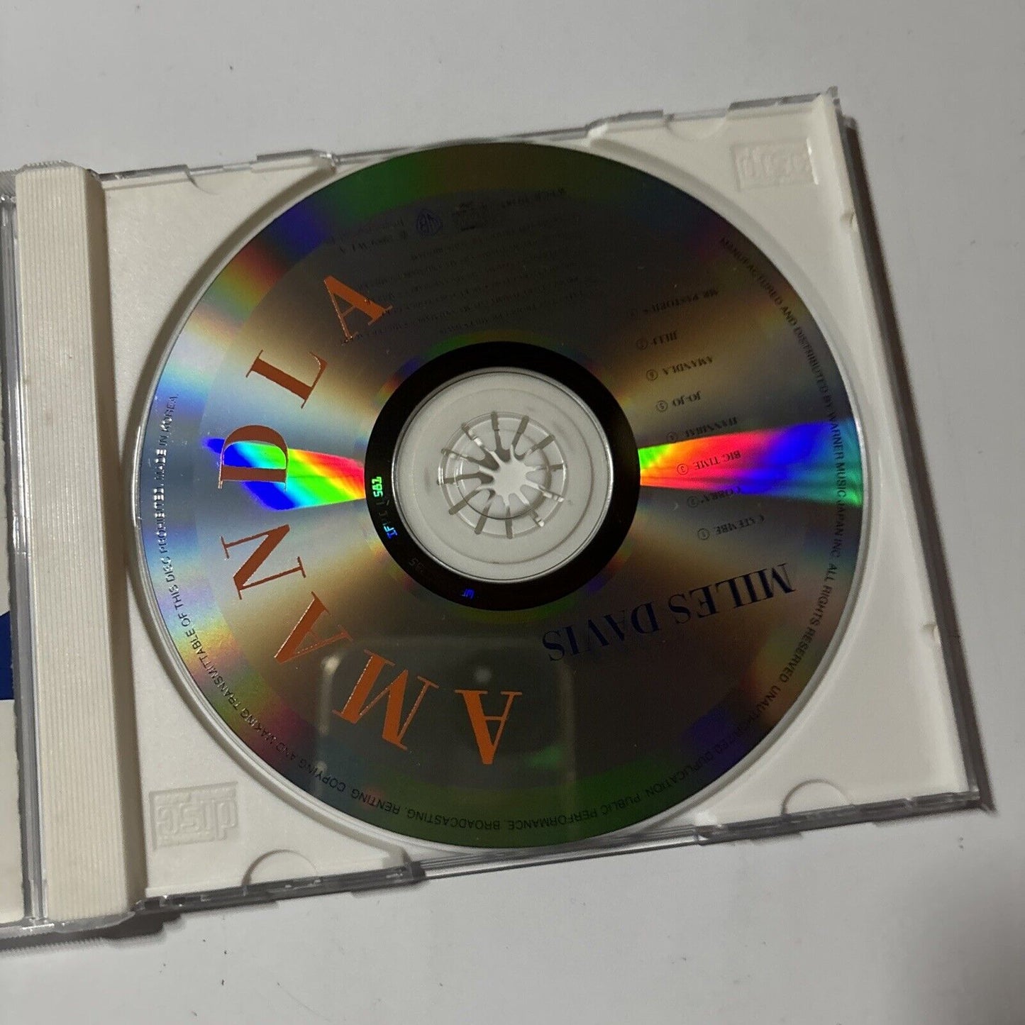 Miles Davis - Amandla (CD, 1989) Japan wpcr-10385