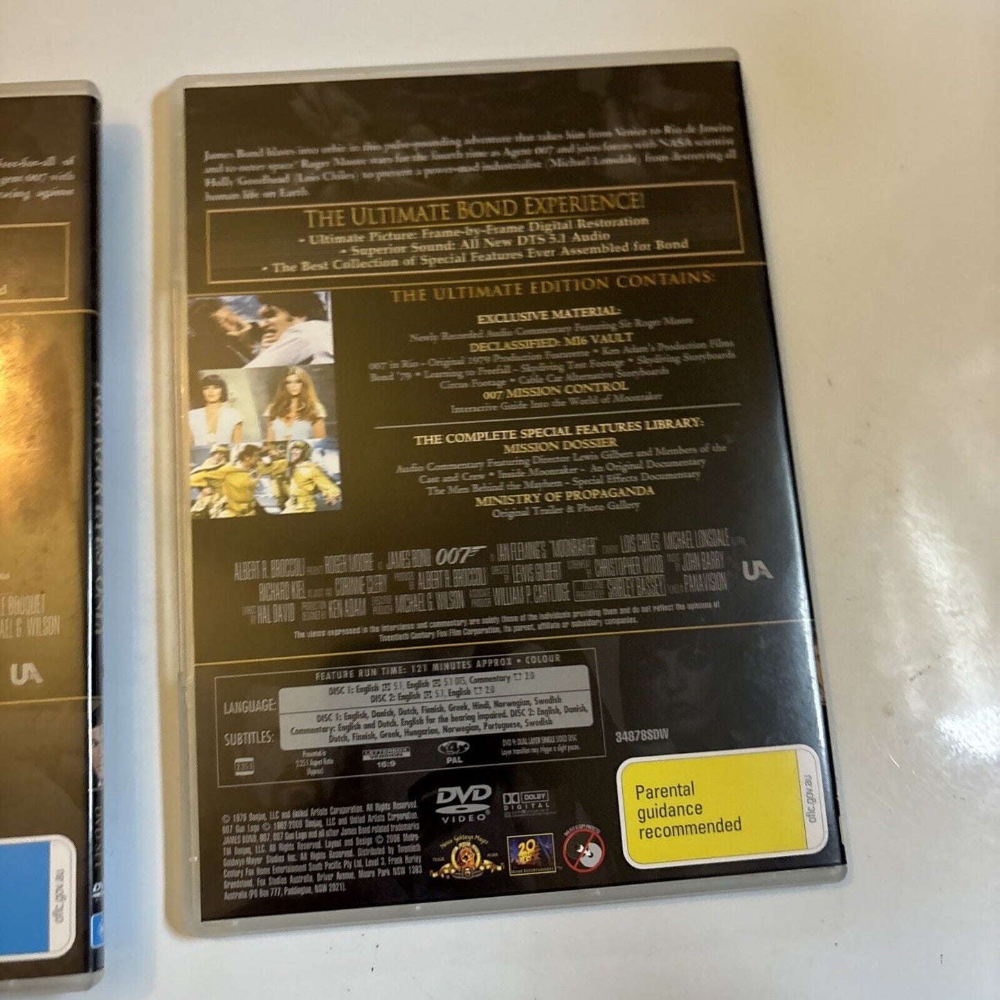 Roger Moore Ultimate 007 Edition - 7 Films (DVD, 1973, 14-Disc) Region 4