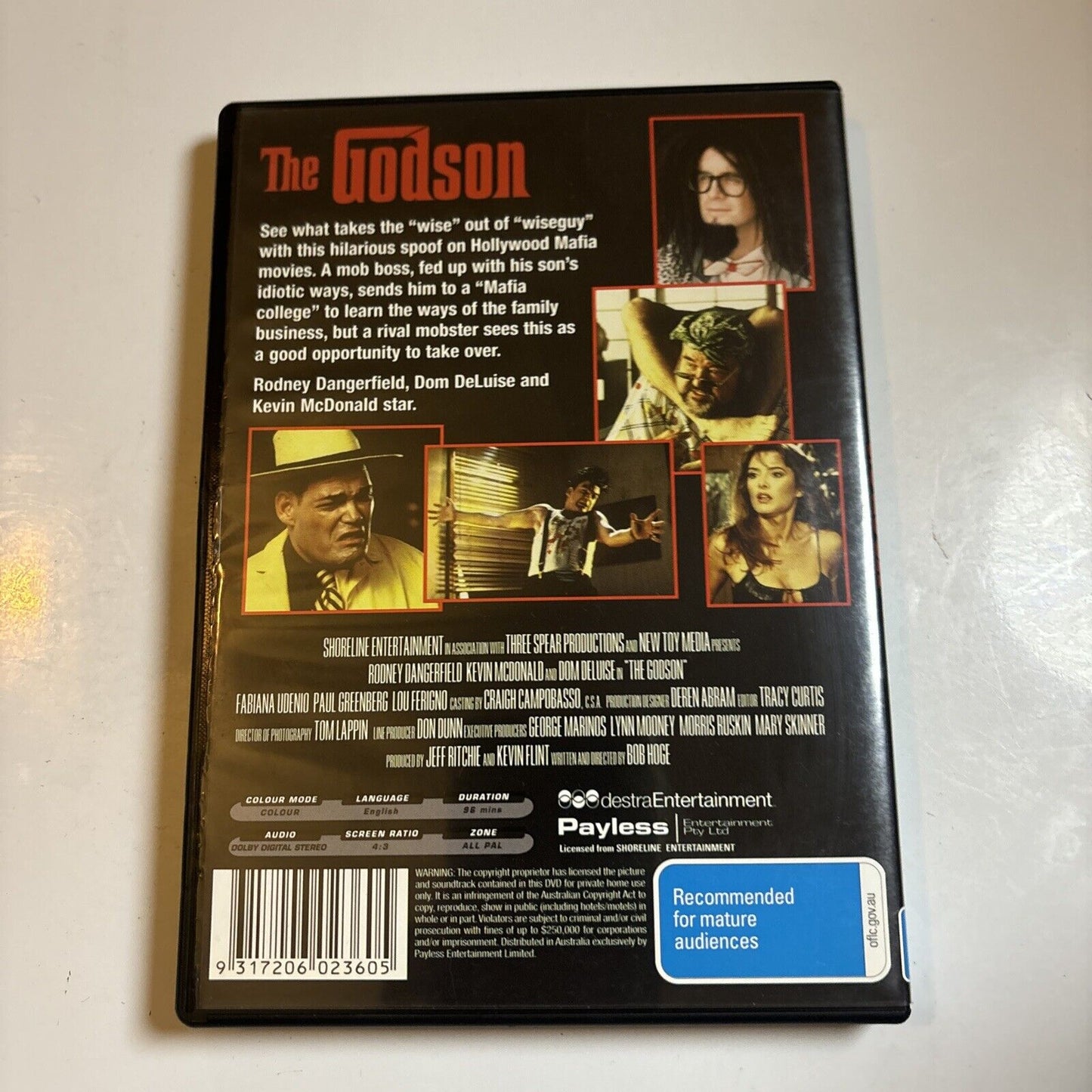 The Godson (DVD, 1998) Rodney Dangerfield, Dom DeLuise NEW All Regions
