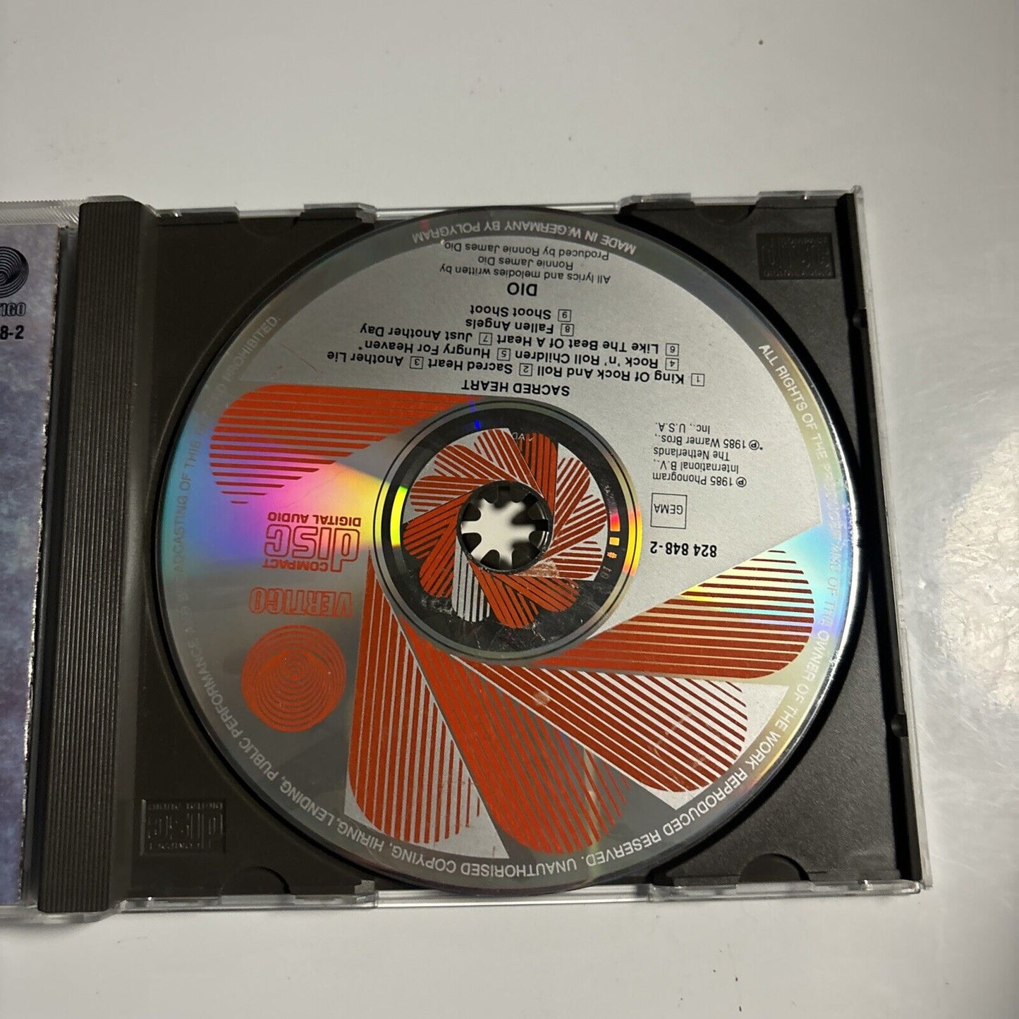 Dio - Sacred Heart (CD, 1985) 824 848-2