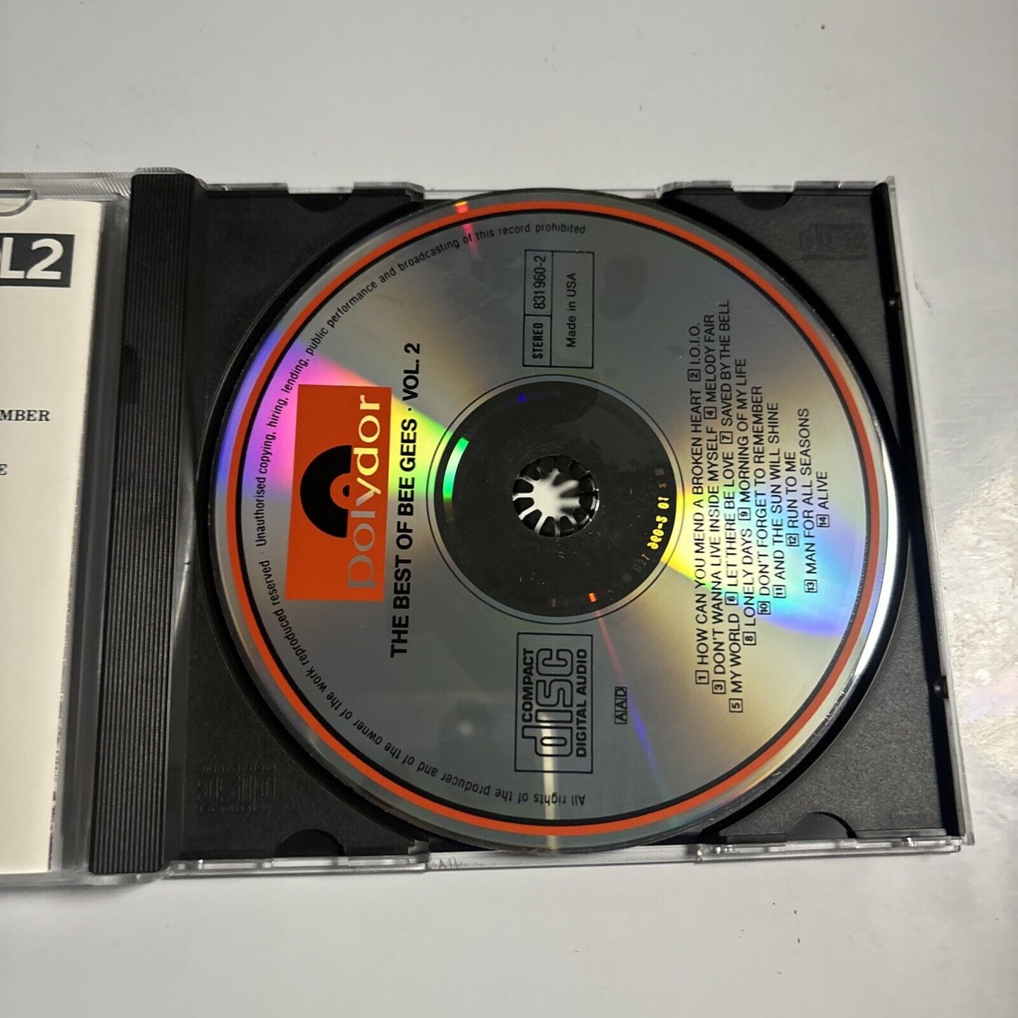 Bee Gees - Best Of Bee Gees Vol 2 (CD, 1988) Polydor 831 960-2