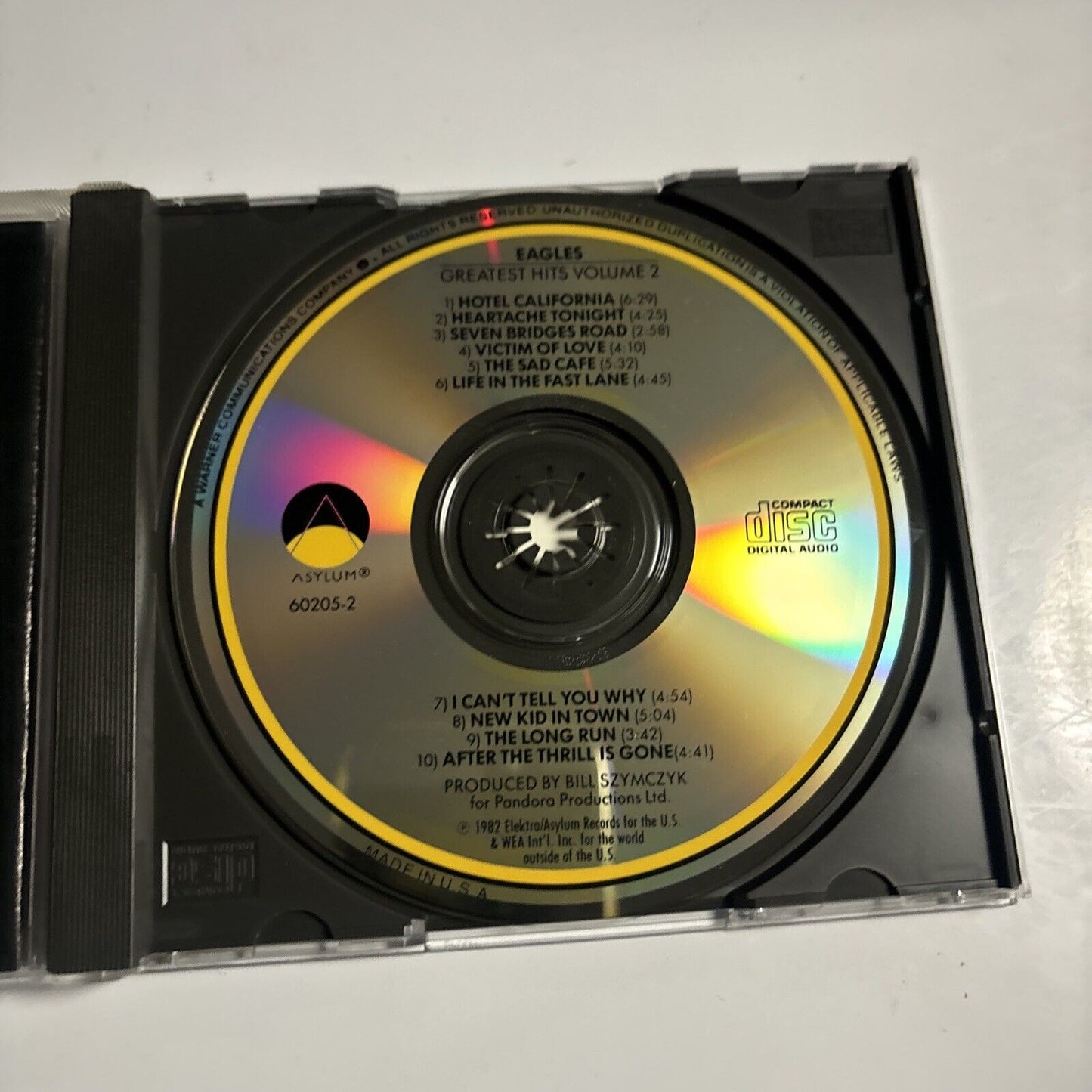 Eagles - Eagles Greatest Hits Volume 2 (CD, 1982) Asylum Records