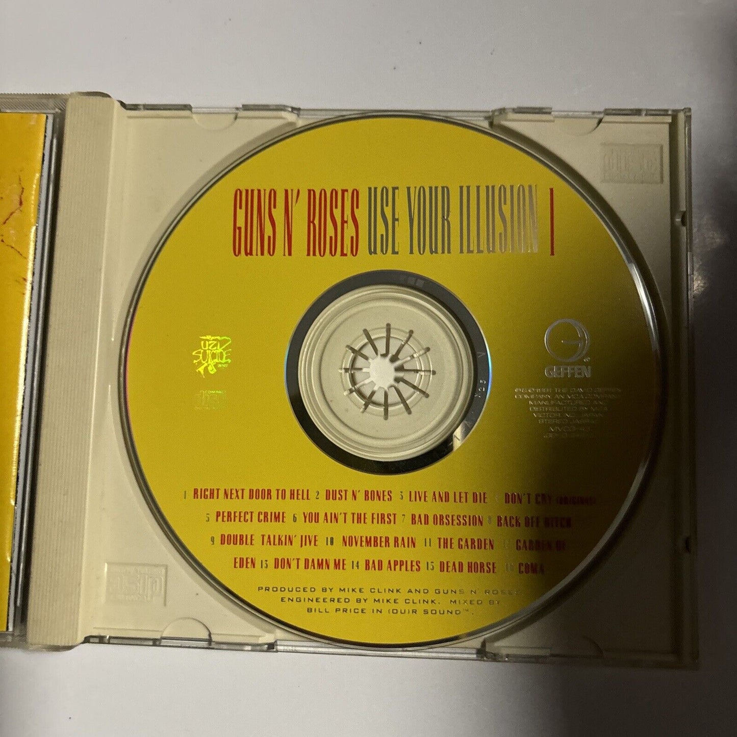 Guns N' Roses - Use Your Illusion I (CD, 1991) Japan mvcg-43