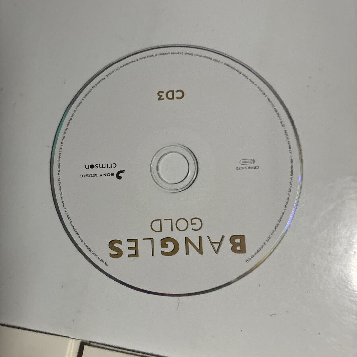 Bangles - Gold (CD, 2020, 3-Disc) Sony Music CRIMCD670