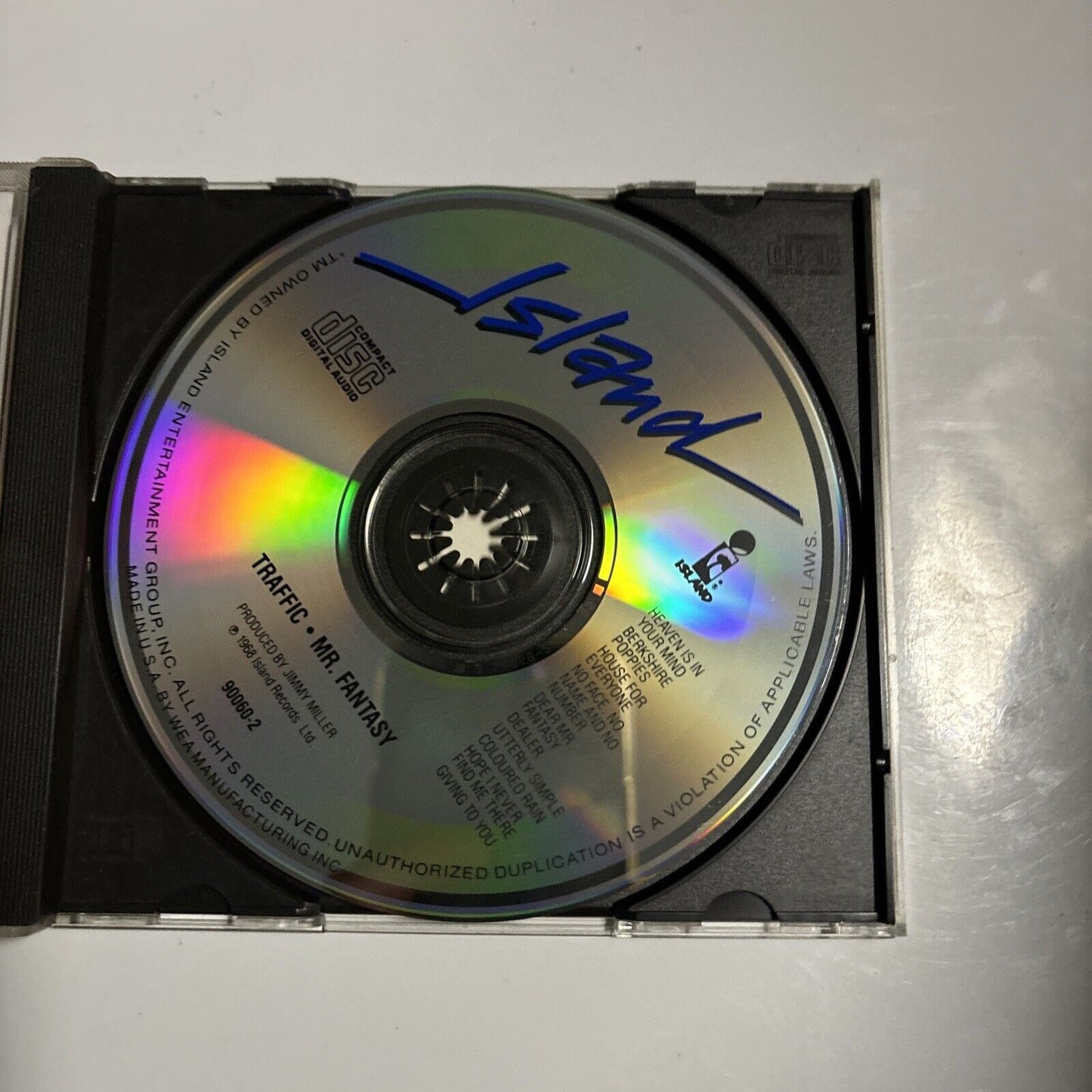 Traffic - Mr. Fantasy (CD, 1988) Island Records 7 90060-2