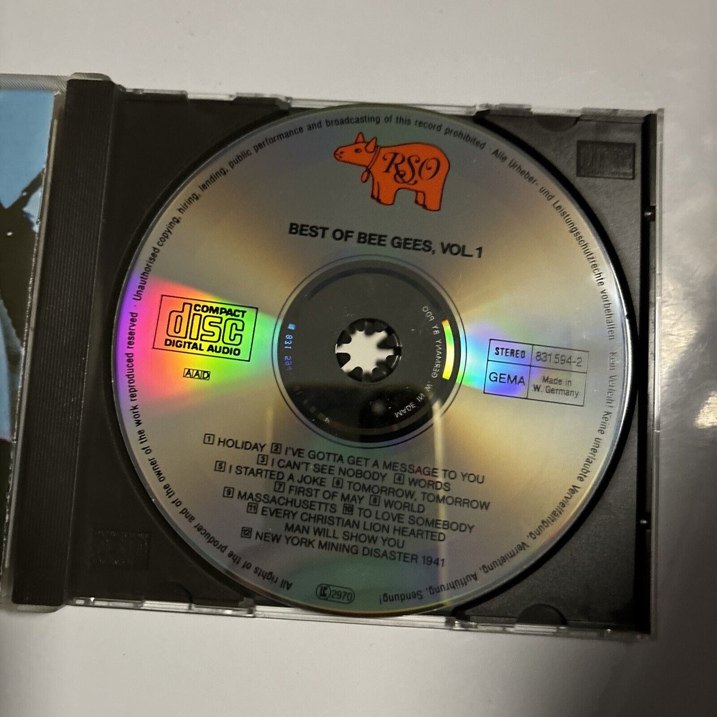 Bee Gees - Best Of Bee Gees, Vol. 1 (CD, 1987) Polydor 831 594-2