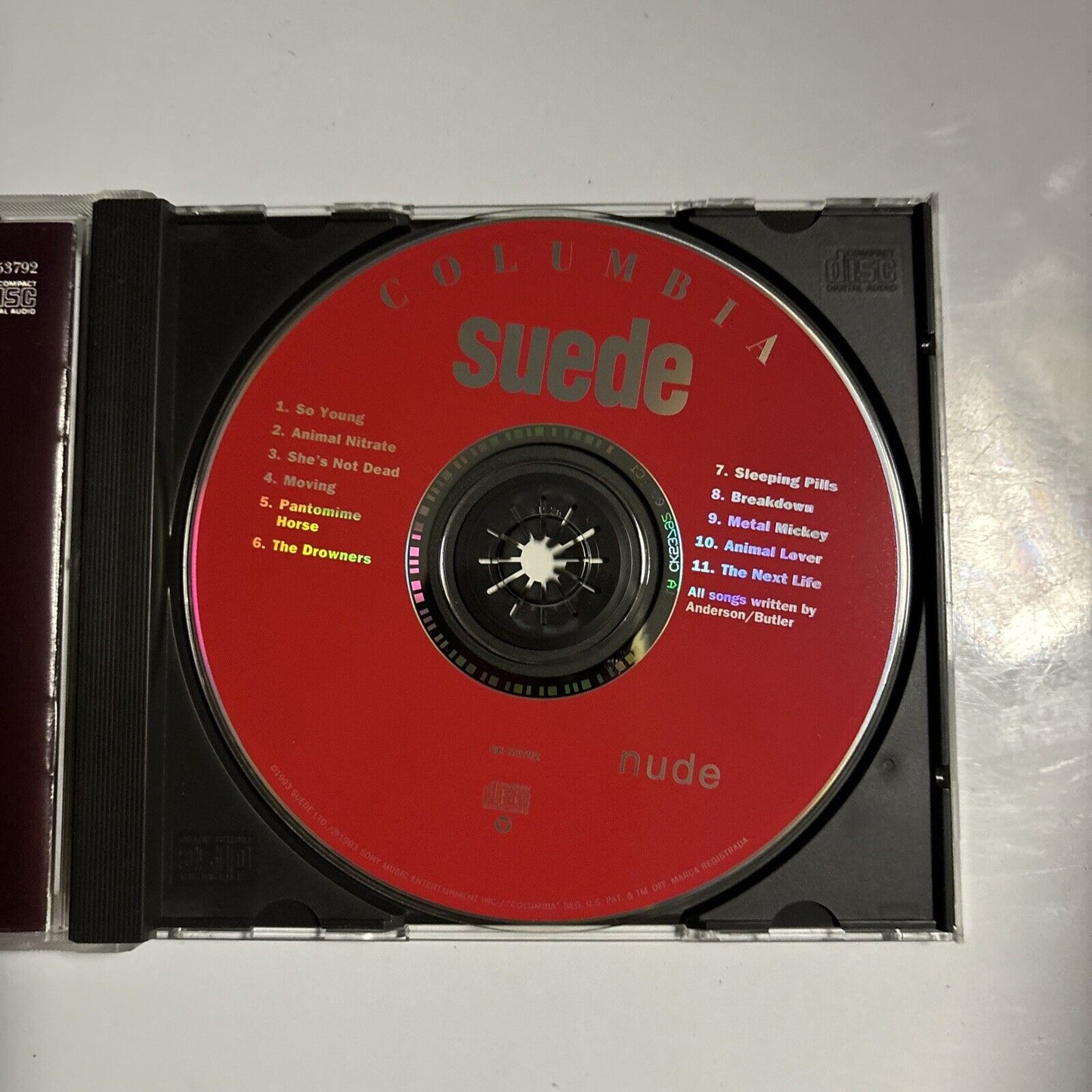 Suede - Suede (CD, 1993) CK 53792 Nude Records