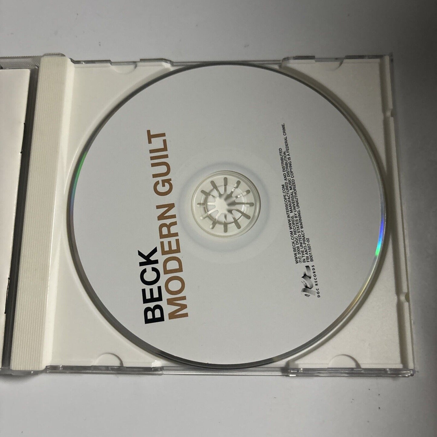 Beck - Modern Guilt (CD, 2008) DGC B0011507-02