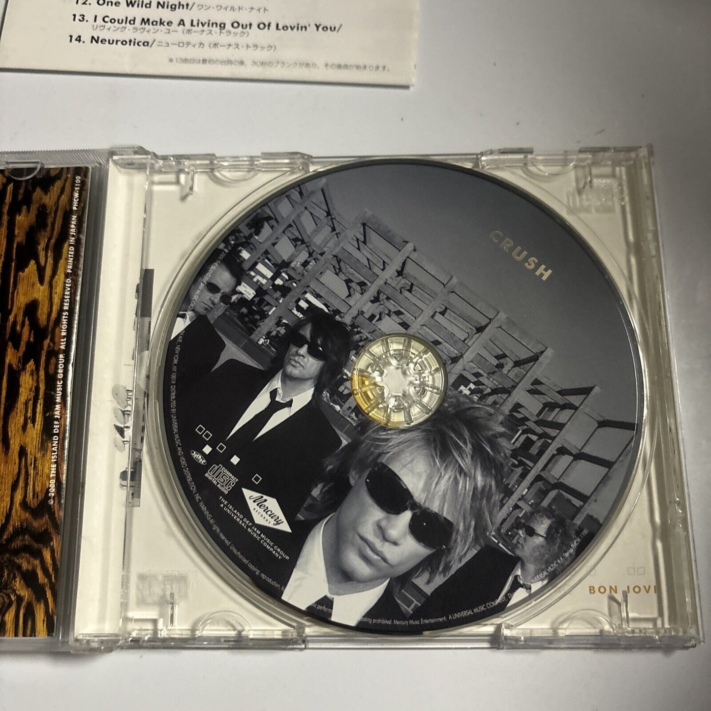 Bon Jovi - Crush (CD, 2000) Japan PHCW-1100