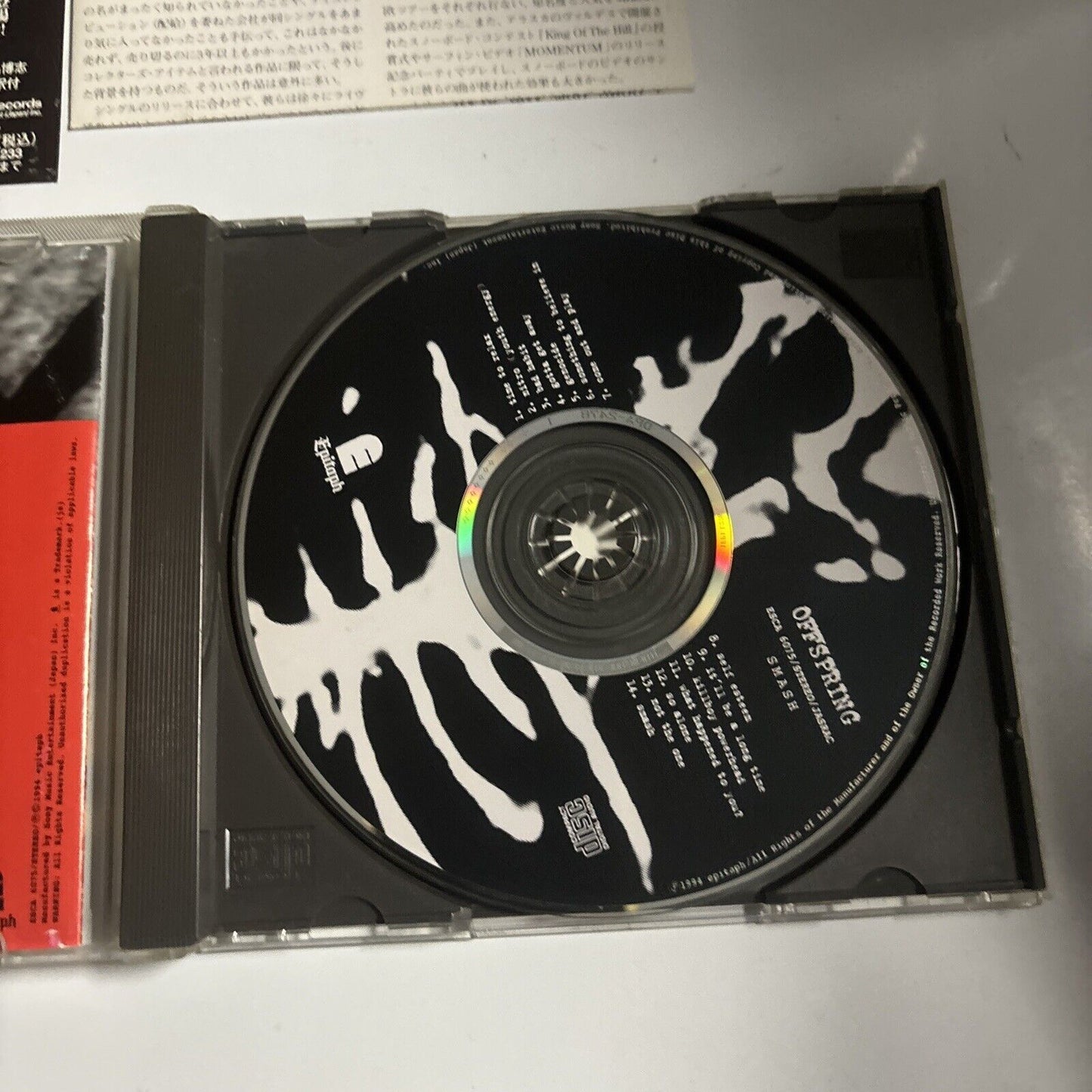 Offspring - Smash (CD, 1994) Japan esca-6075 Obi