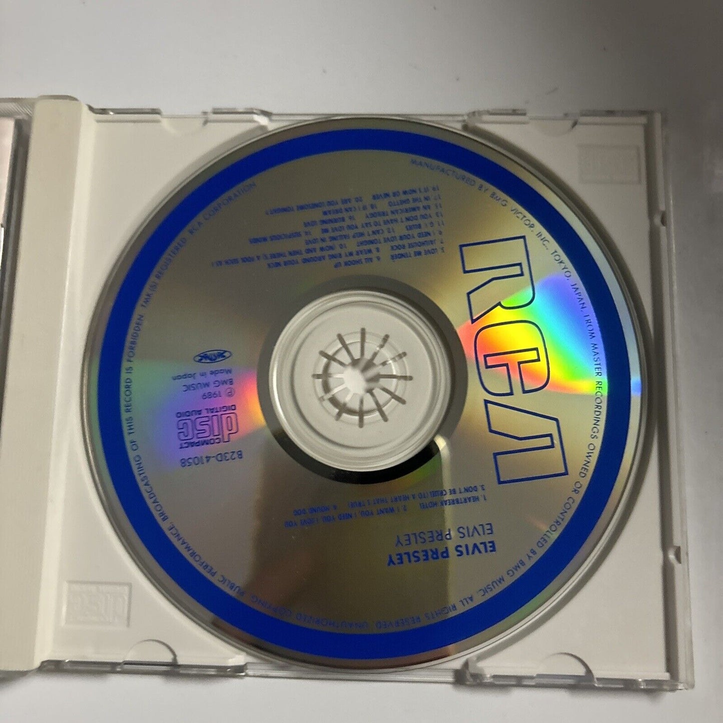 Elvis Presley - Best (CD, 1989) Japan RCA b23d-41058 Obi