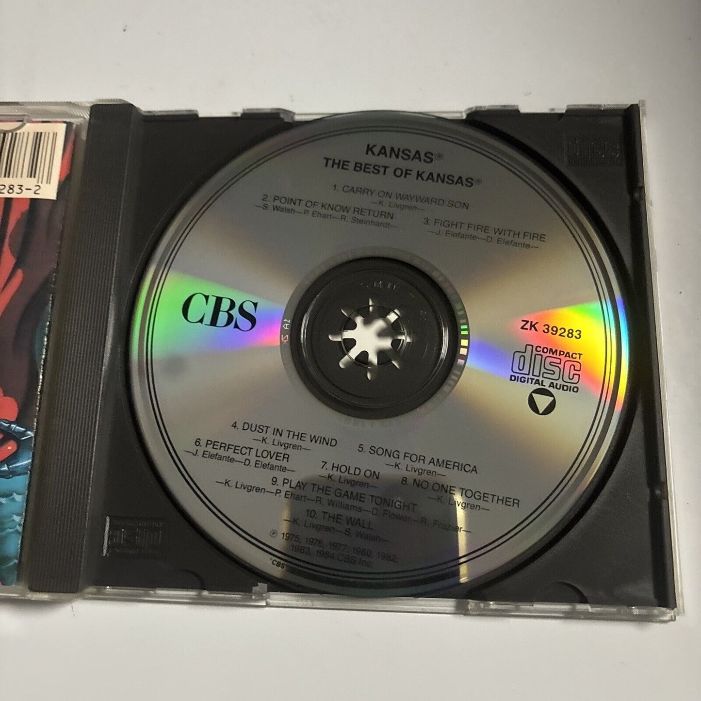 Kansas - The Best Of Kansas (CD, 1984) ZK 39283