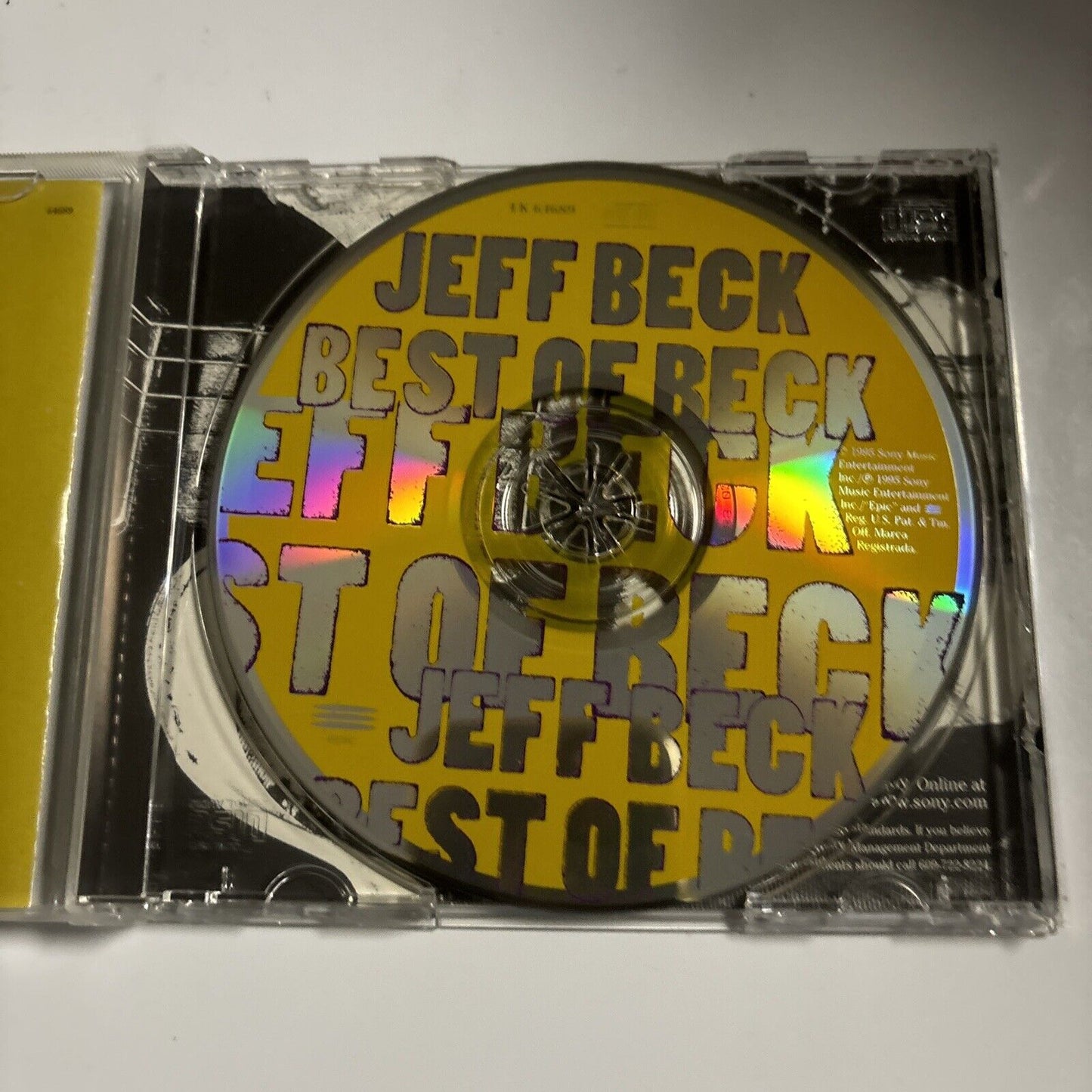 Jeff Beck - Best Of Beck (CD, 1995) EK 64689