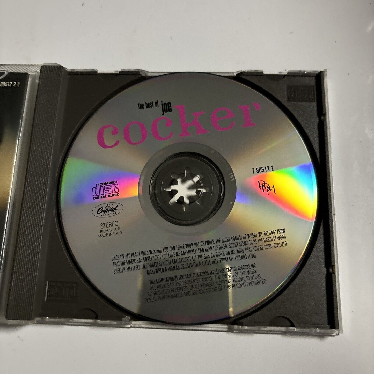 Joe Cocker - The Best Of Joe Cocker (CD, 1992) Capitol Records