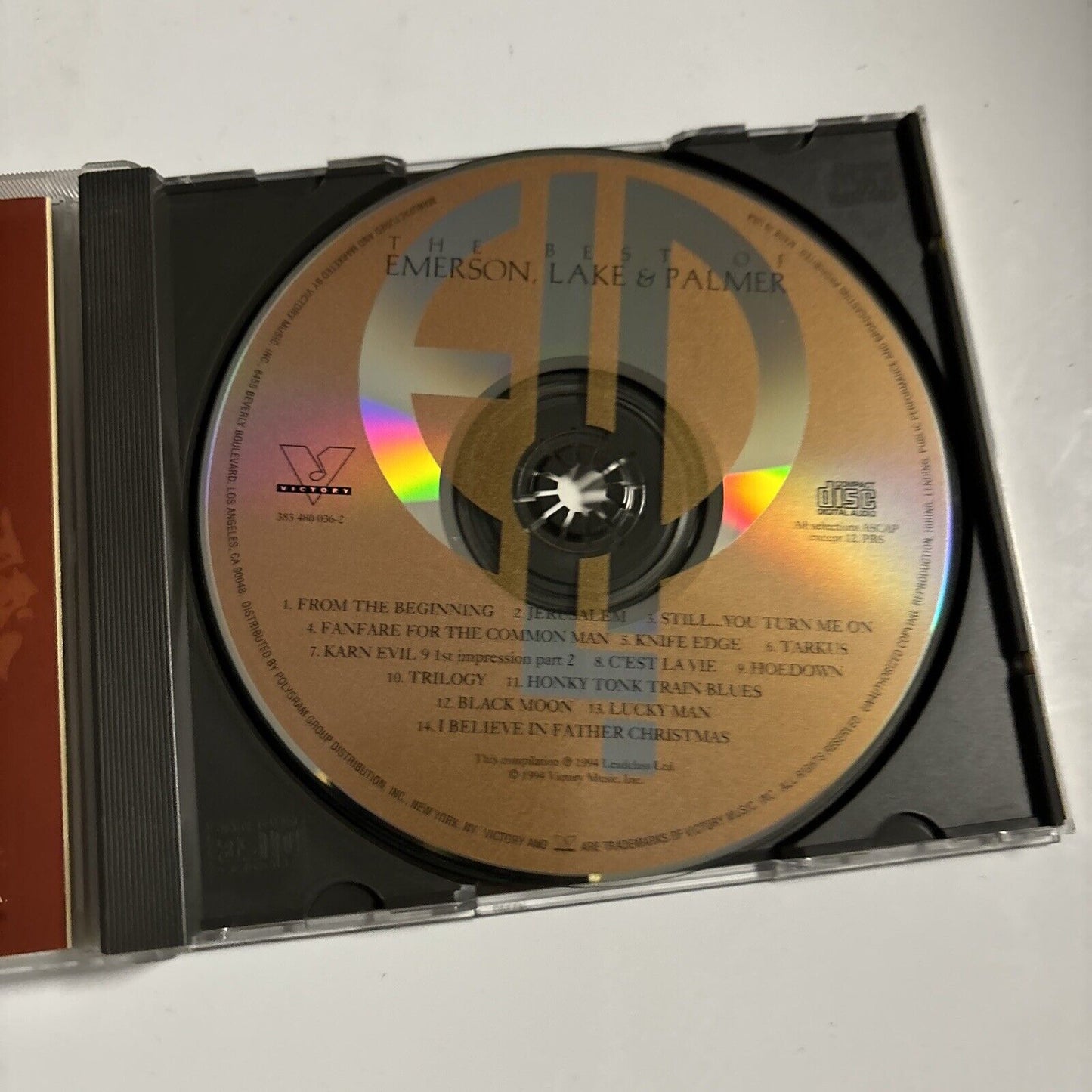 Emerson, Lake & Palmer - The Best Of Emerson, Lake & Palmer (CD, 1994) 2475276