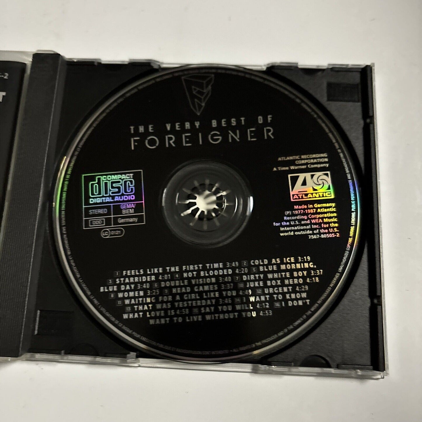 Foreigner - The Very Best Of Foreigner (CD, 1992) Atlantic