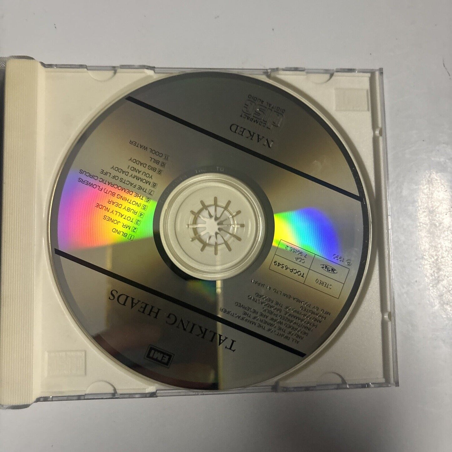 Talking Heads - Naked (CD, 1990) Japan TOCP-6549