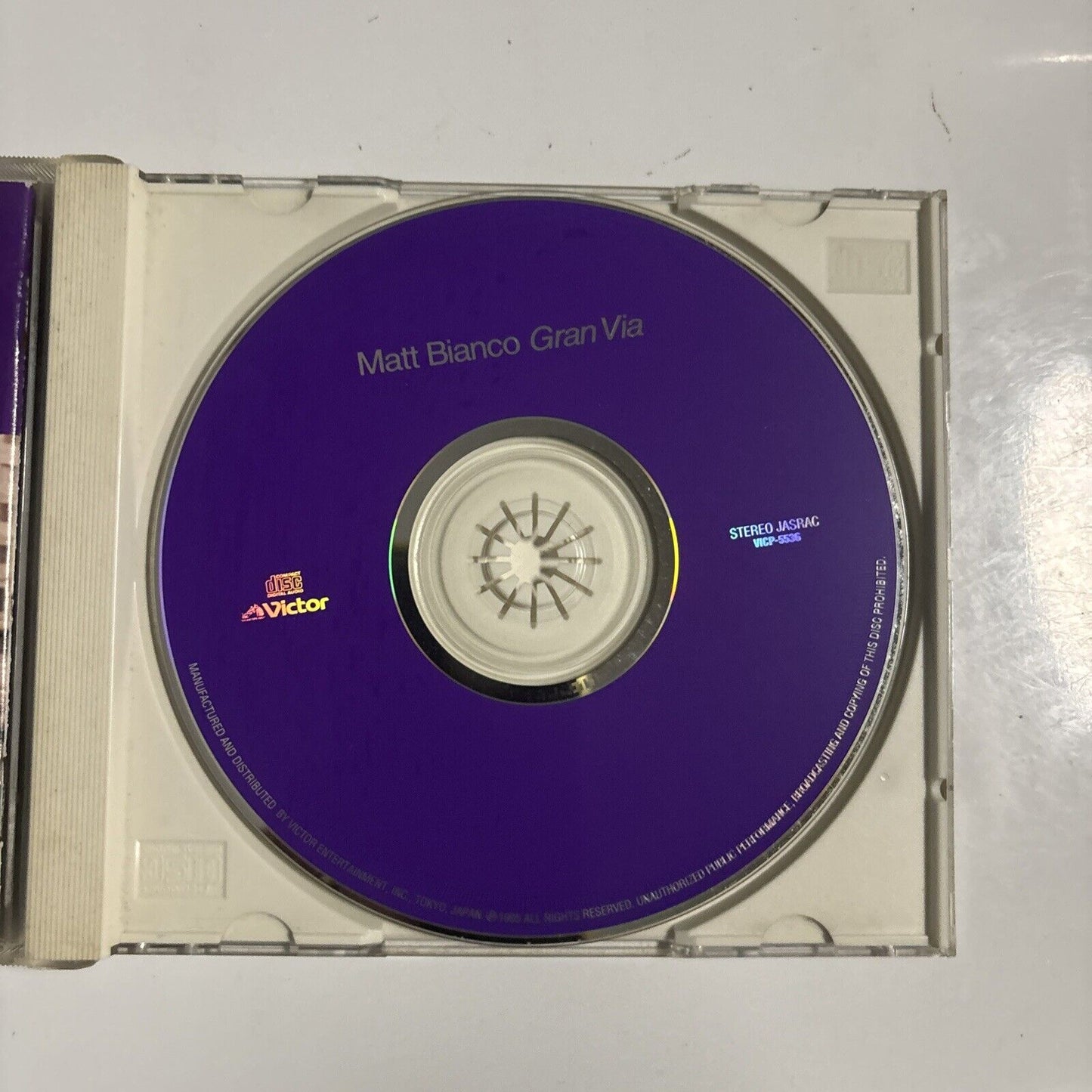 Matt Bianco - Gran Via (CD, 1995) Japan VICP-5536 Obi