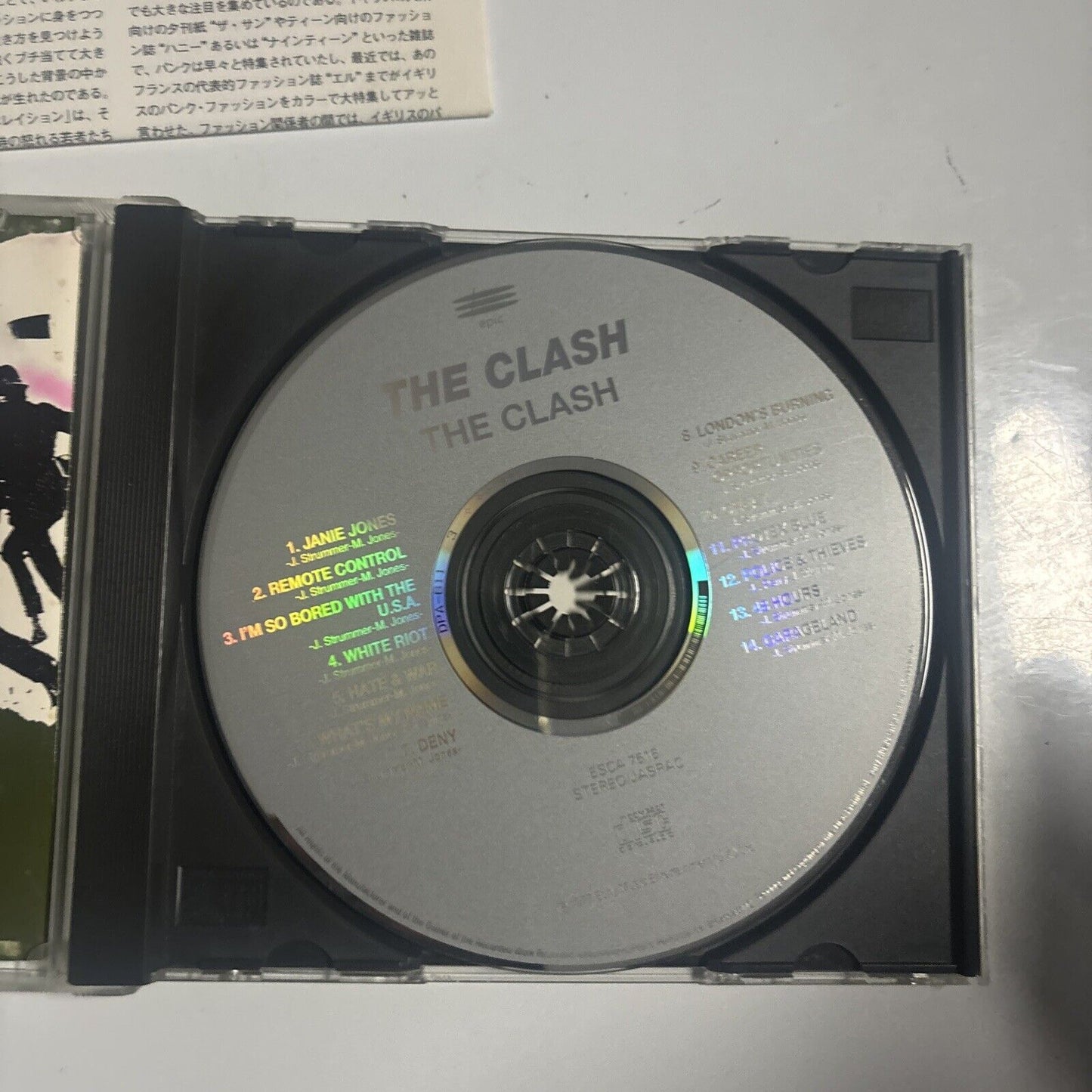 The Clash - The Clash (CD, 1996) Japan esca-7616 Rock