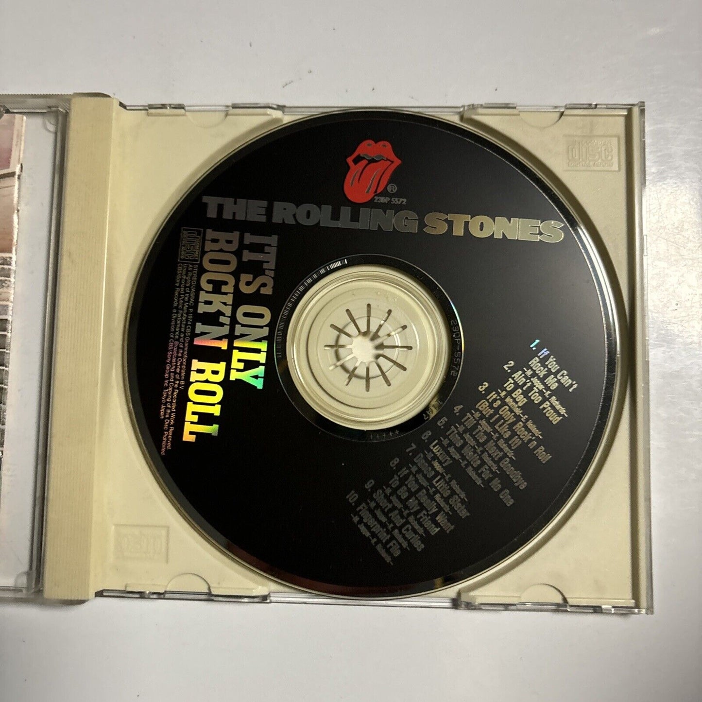 The Rolling Stones - It's Only Rock 'N Roll (CD, 1989) Japan CBS/Sony 23dp-5572