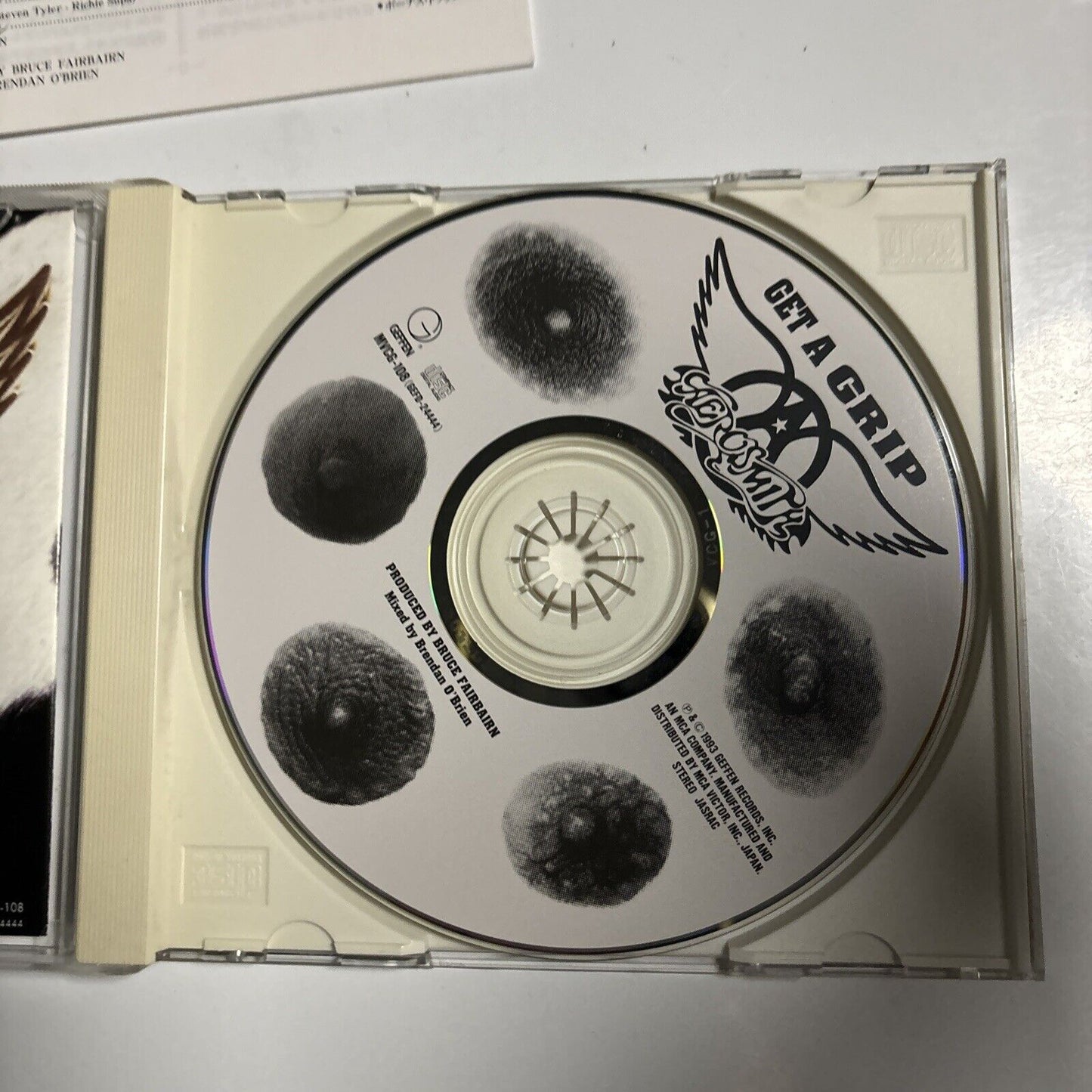 Aerosmith - Get A Grip (CD, 1993) Japan mvcg-108 Geffen Records