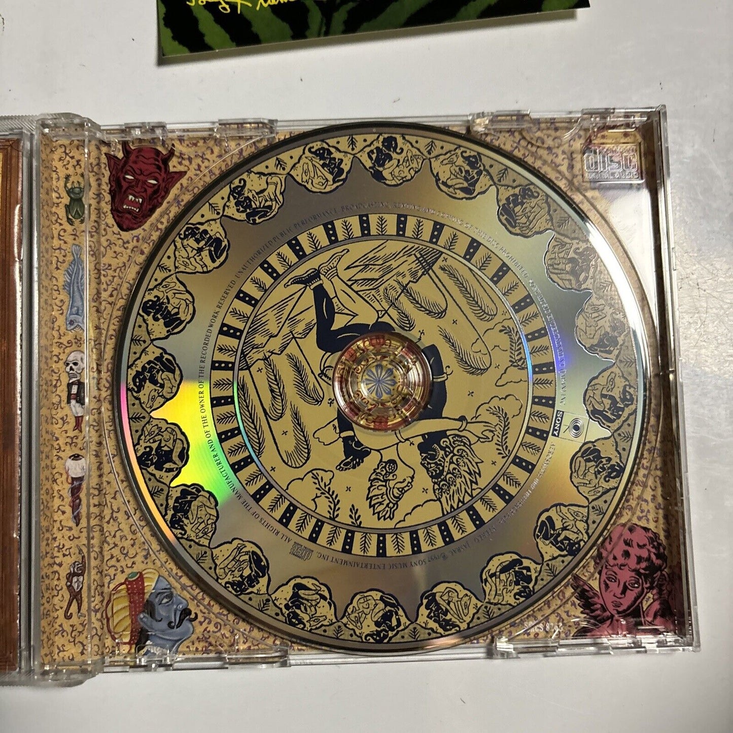 Aerosmith - Nine Lives (CD, 1997) Japan Sony Records SRCS-8263 Sticker