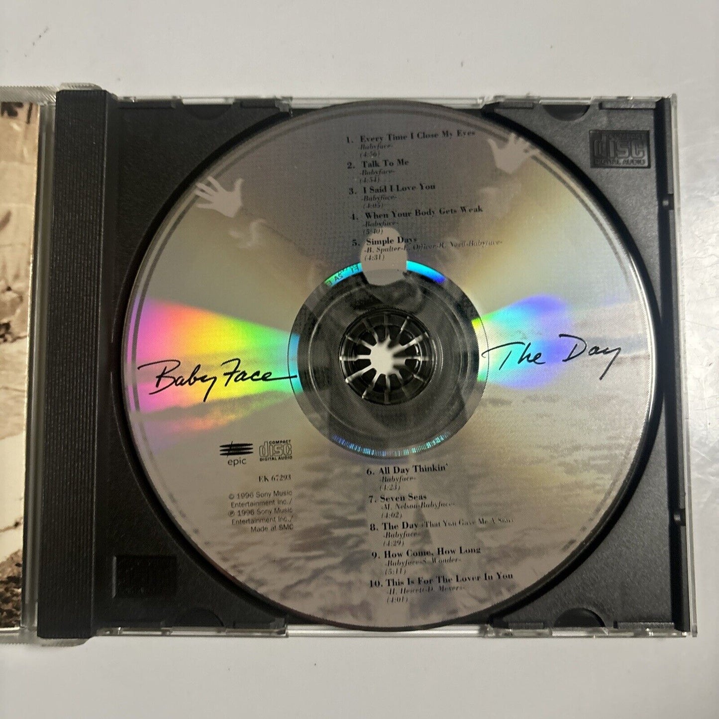 Babyface - The Day (CD, 1996) EK 67293