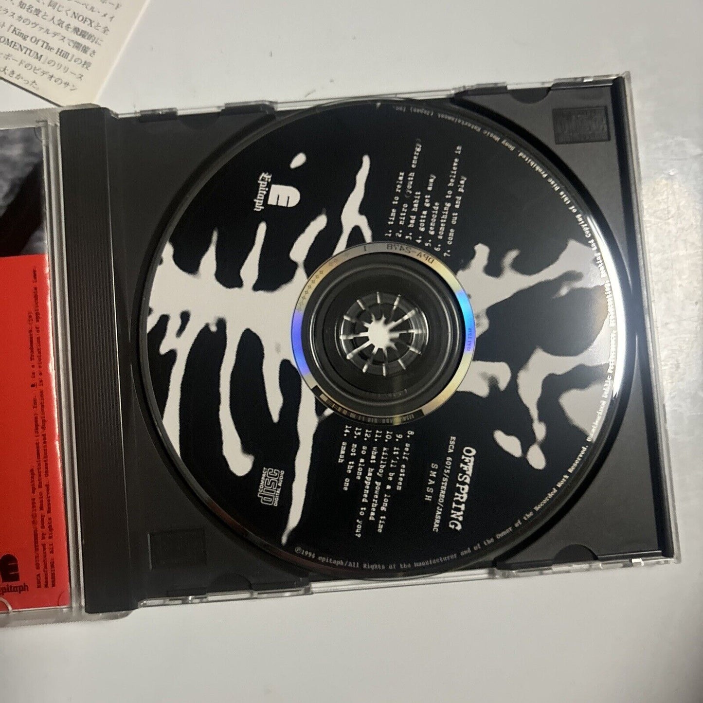 Offspring - Smash (CD, 1994) Japan esca-6075