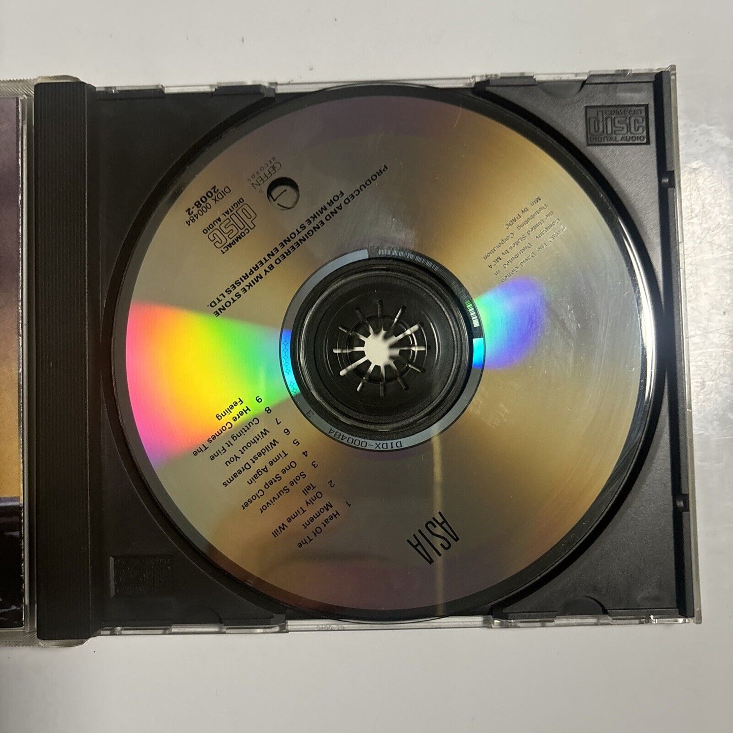 Asia - Asia (CD, 1982) Geffen Records