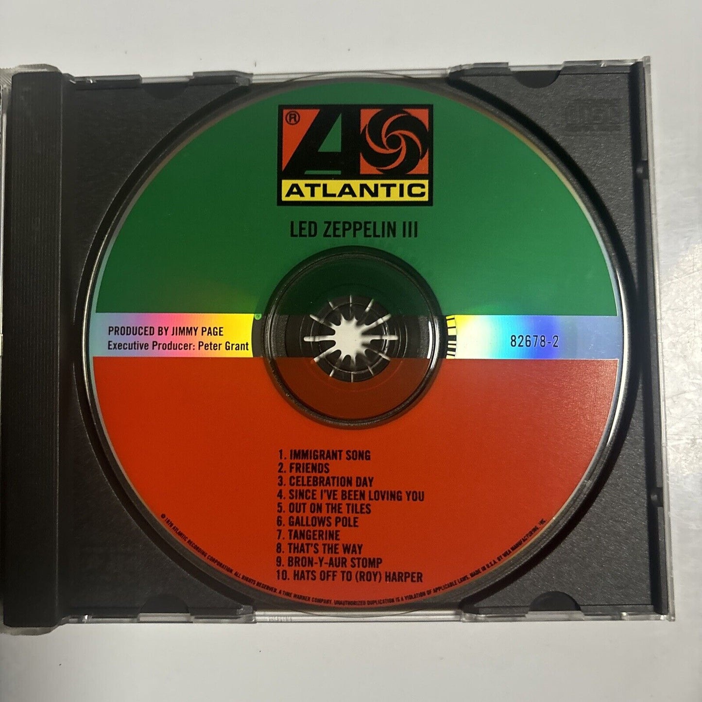 Led Zeppelin - Led Zeppelin III (CD, 1994) 82678-2