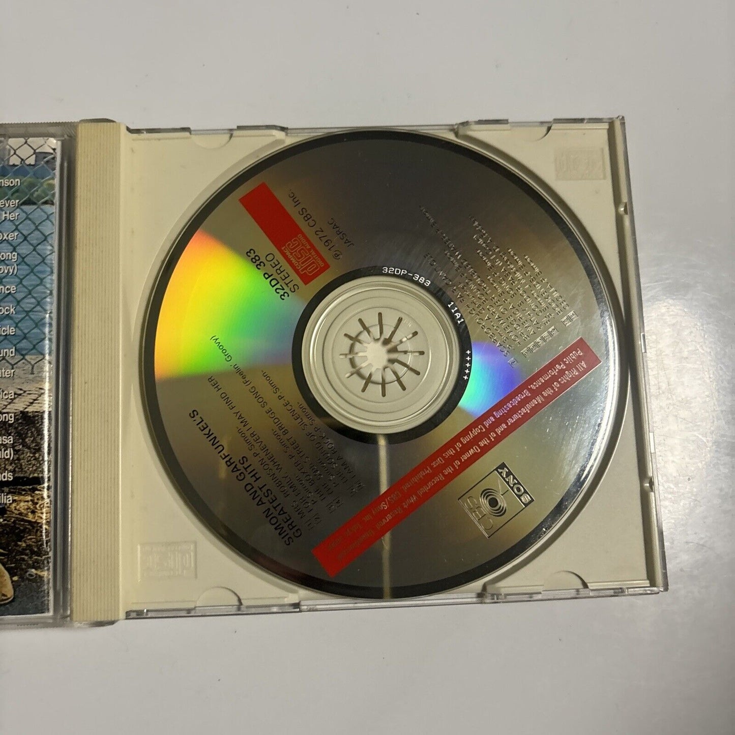 Simon & Garfunkel - Greatest Hits (CD, 1986) Japan CBS/Sony 32DP 383