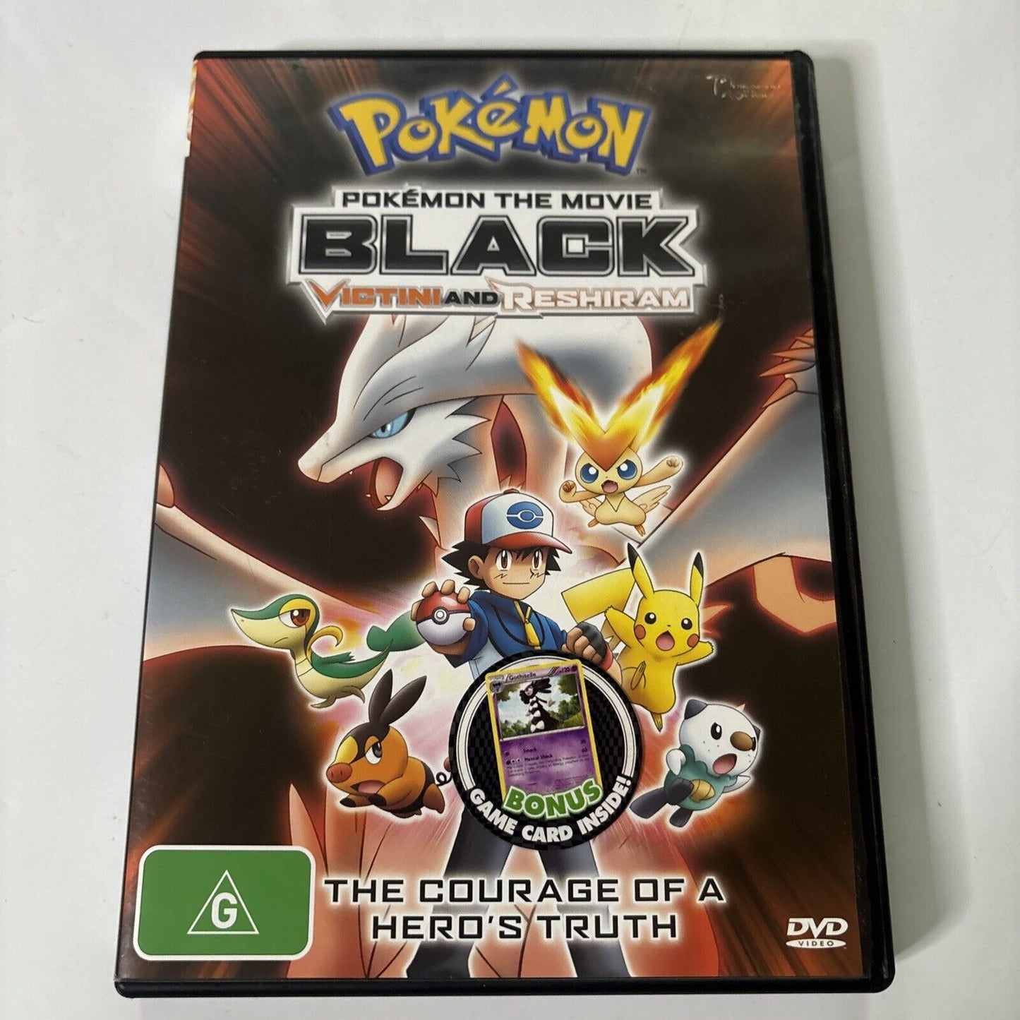 Pokemon the Movie - Black: Victini and Reshiram (DVD, 2011) Region 4