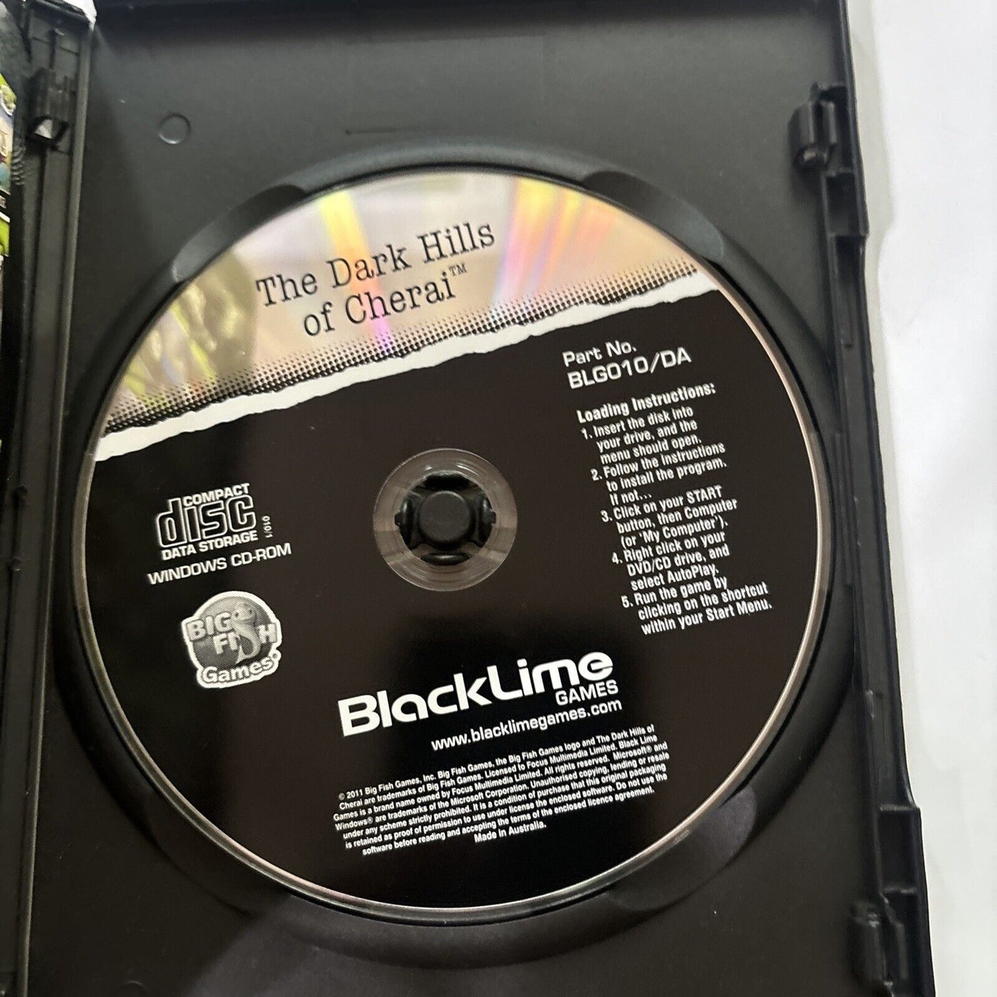 The Dark Hills of Cherai PC CD-ROM Hidden Object Game