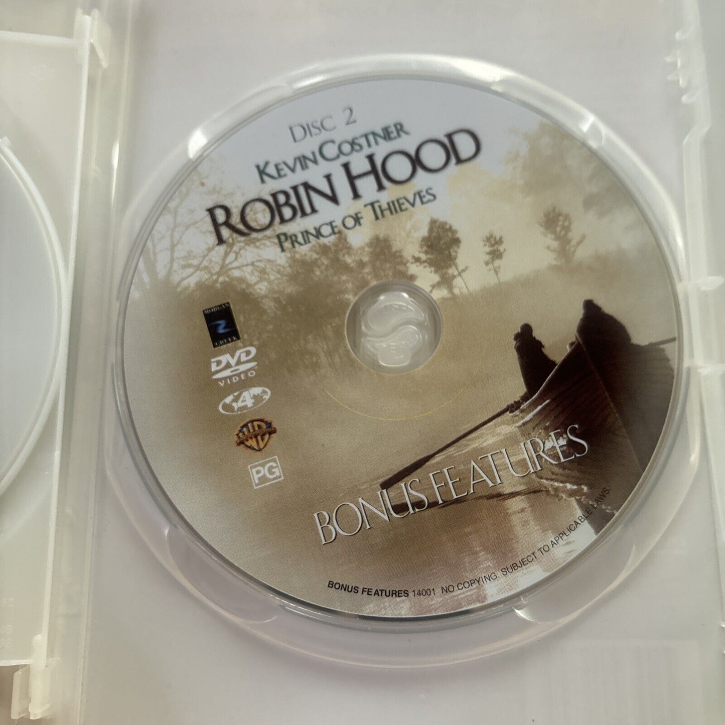 Robin Hood - Prince of Thieves (DVD, 1991) Kevin Costner, Region 4