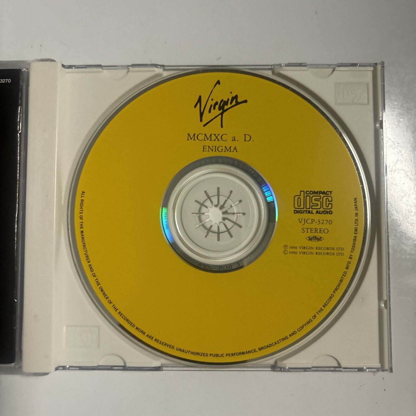Enigma - MCMXC a.D. (CD, 1996) Japan vjcp-3270