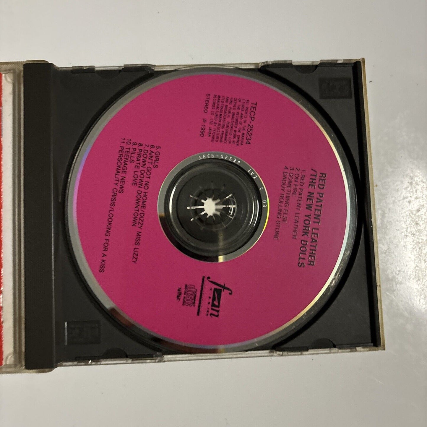 New York Dolls - Red Patent Leather (CD, 1990) Japan tecp-25234