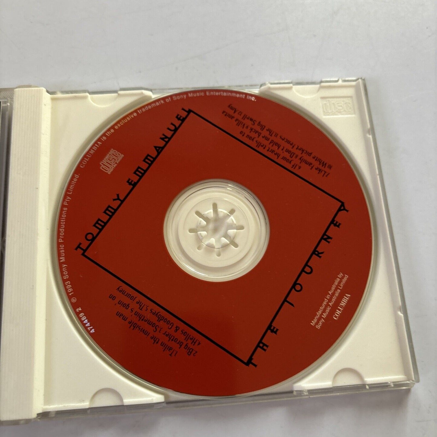 Tommy Emmanuel - The Journey (CD, 1993)