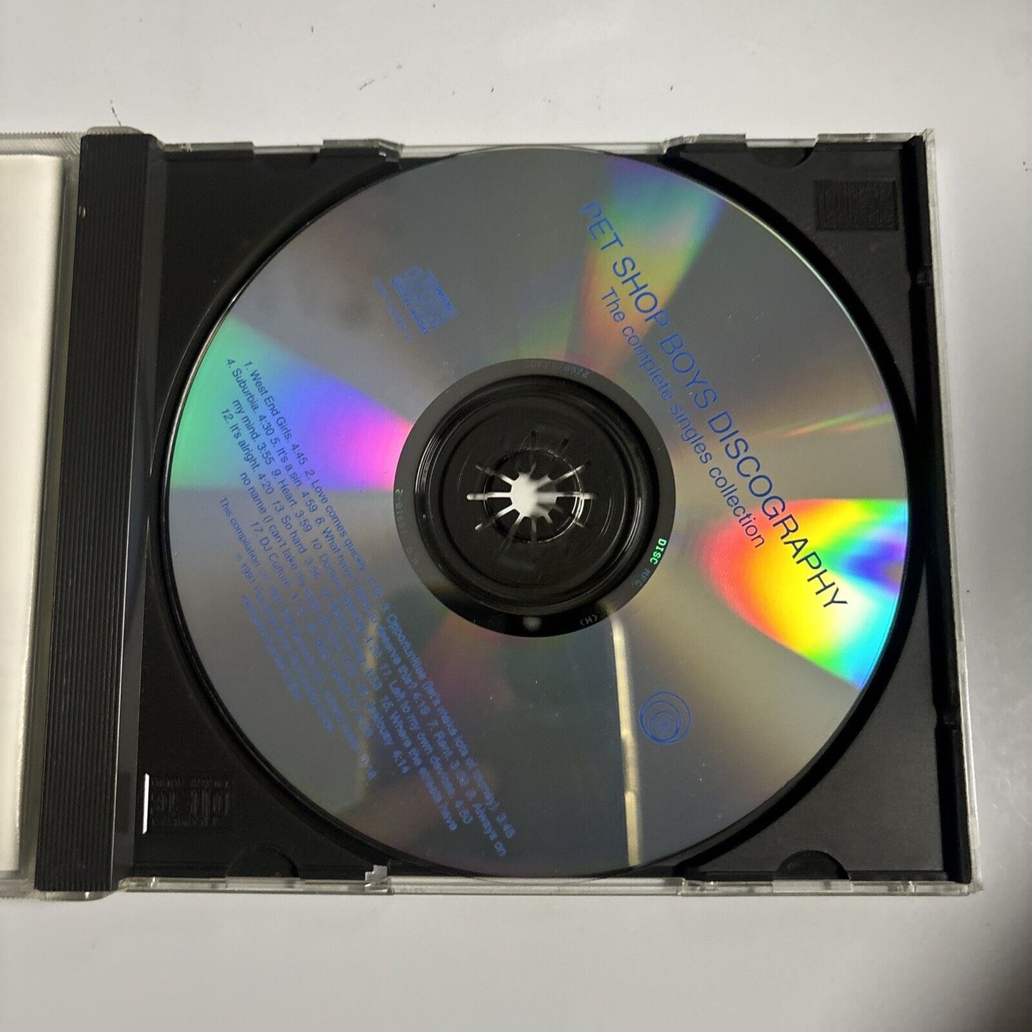 Pet Shop Boys - Discography: the Complete Singles Collection (CD, 1991)